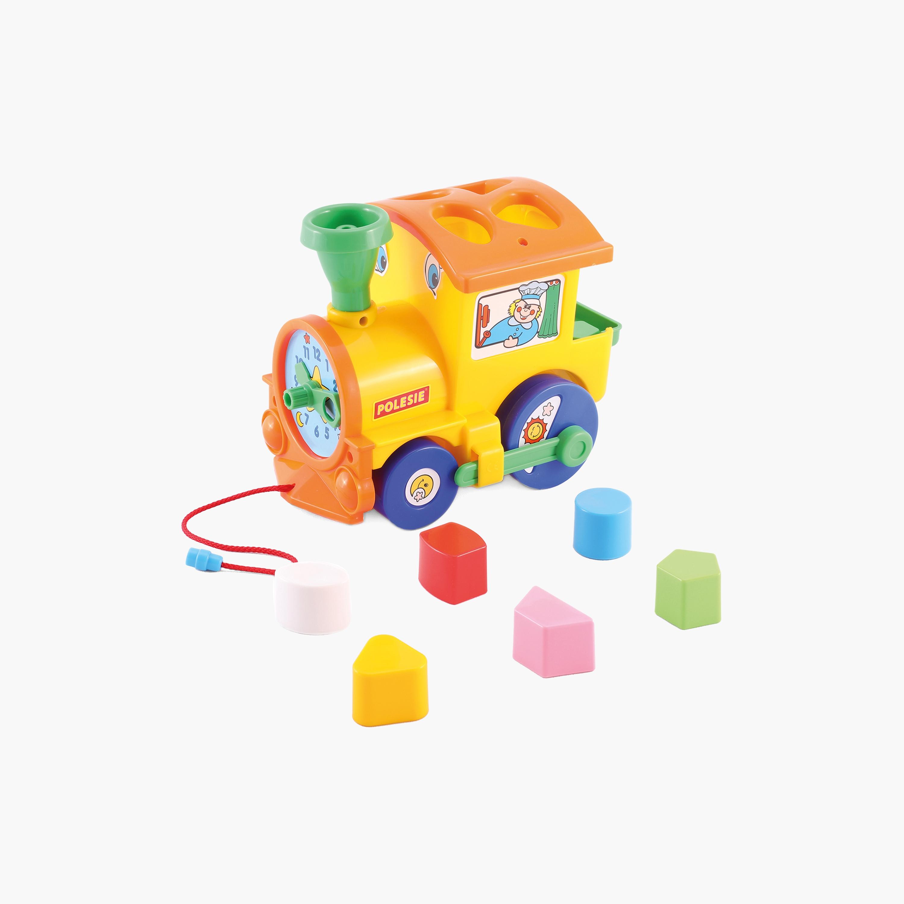 Polesie Locomotive Shape and Sort Playset-toys-babyandtoddlertoys-learningtoys-image-1