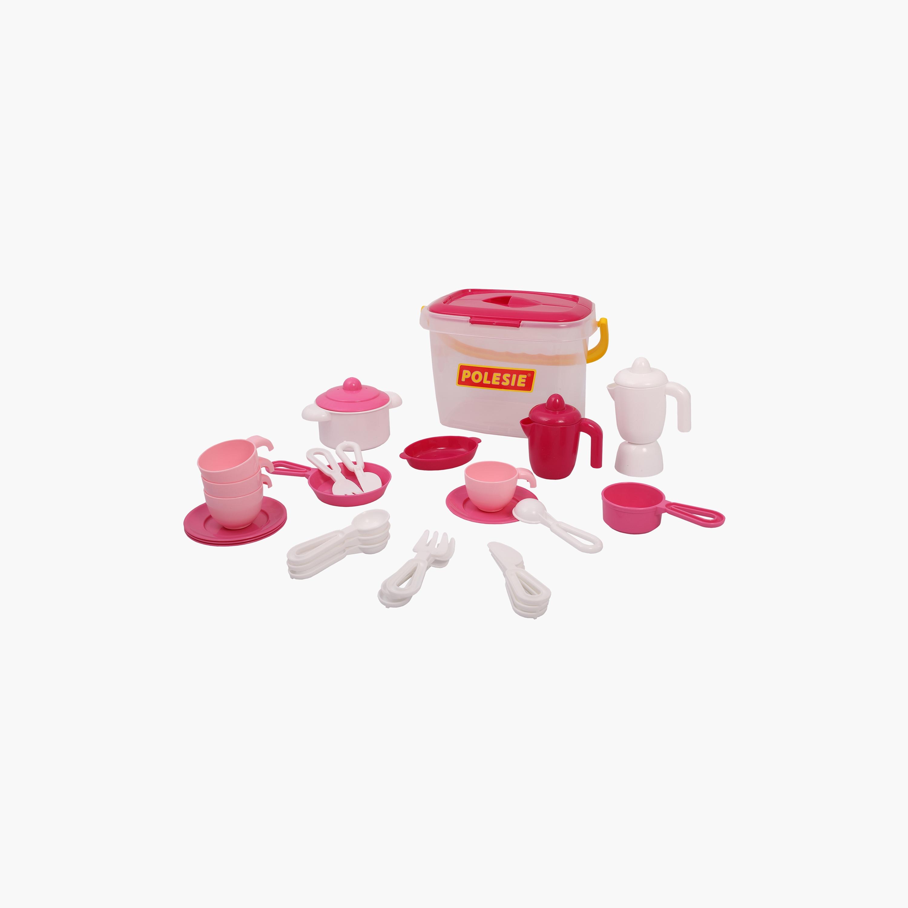 مجموعة لعب دلو المطبخ 29 قطعة من بوليسي-toys-roleplay-kitchensets-image-1
