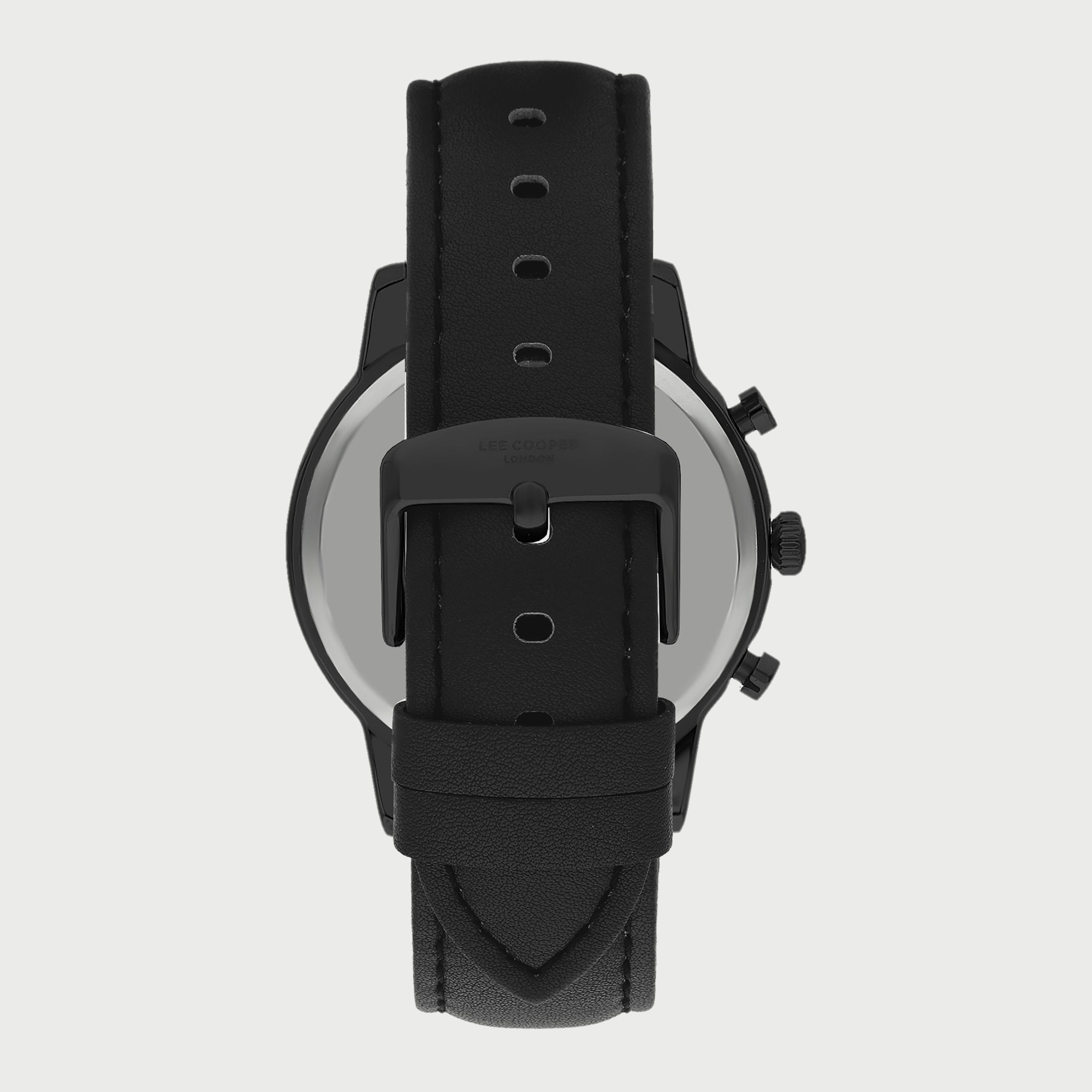  LC07083.651 "ساعة" لي كوبر للرجال بسوار اسود مع كرونوغراف جلدي-men-watchesandjewellery-watches-image-3
