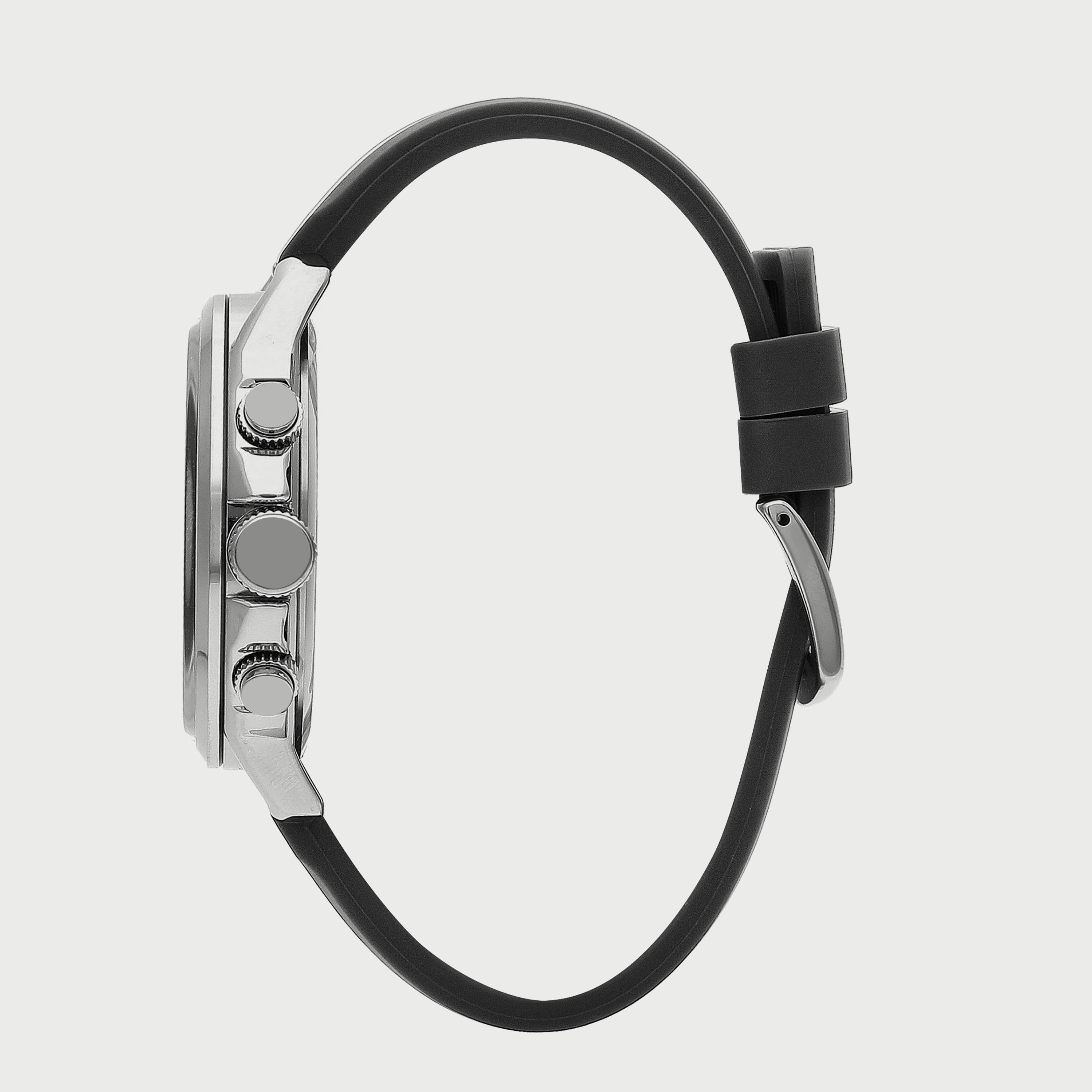  LC07429.351 "ساعة" كرونوغراف بسوار سيليكون اسود للرجال من لي كوبر-men-watchesandjewellery-watches-image-2
