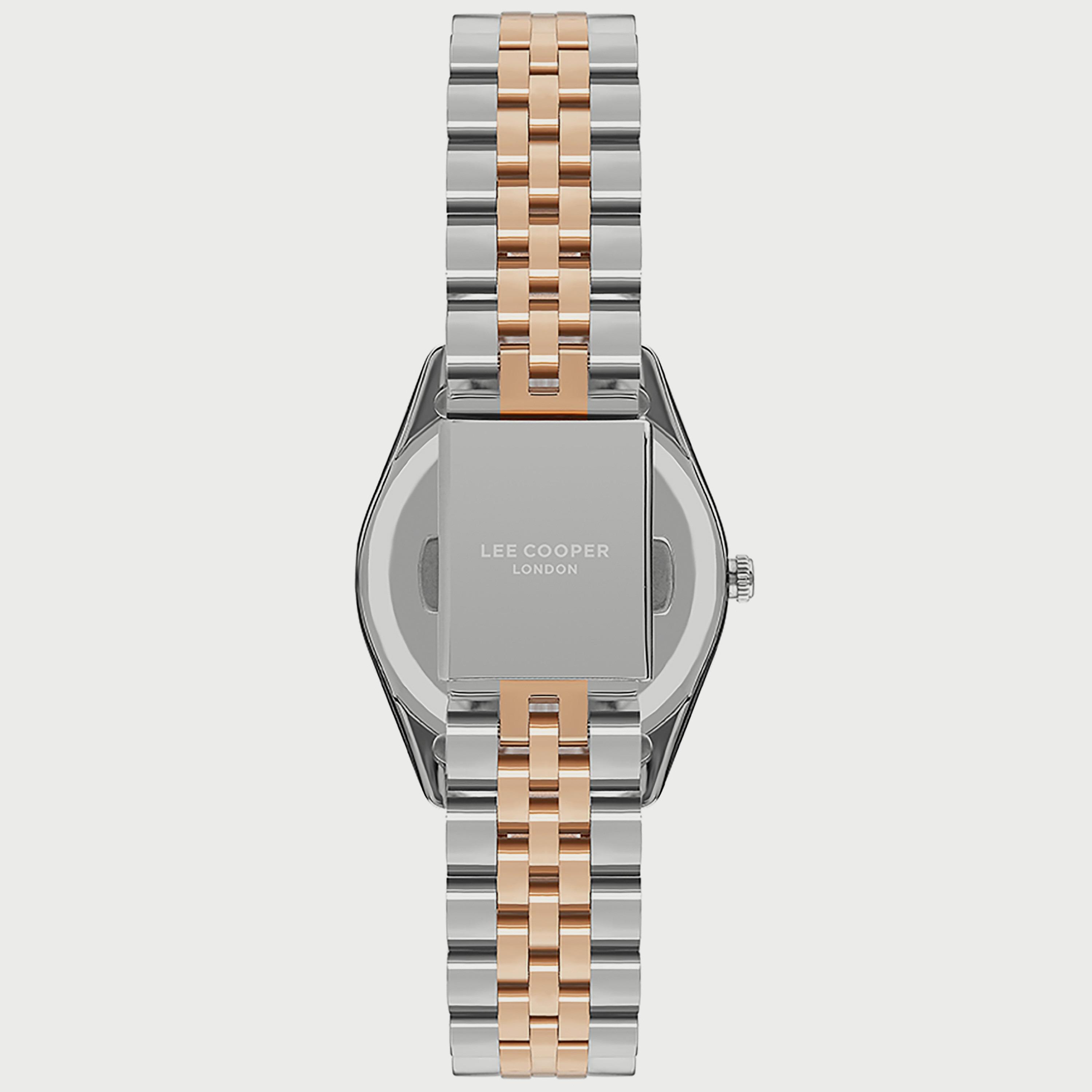  LC07326.530 "ساعة" انالوج من لي كوبر للنساء بسوار معدني مع لون فضي وذهبي وردي-women-watchesandjewellery-watches-image-3