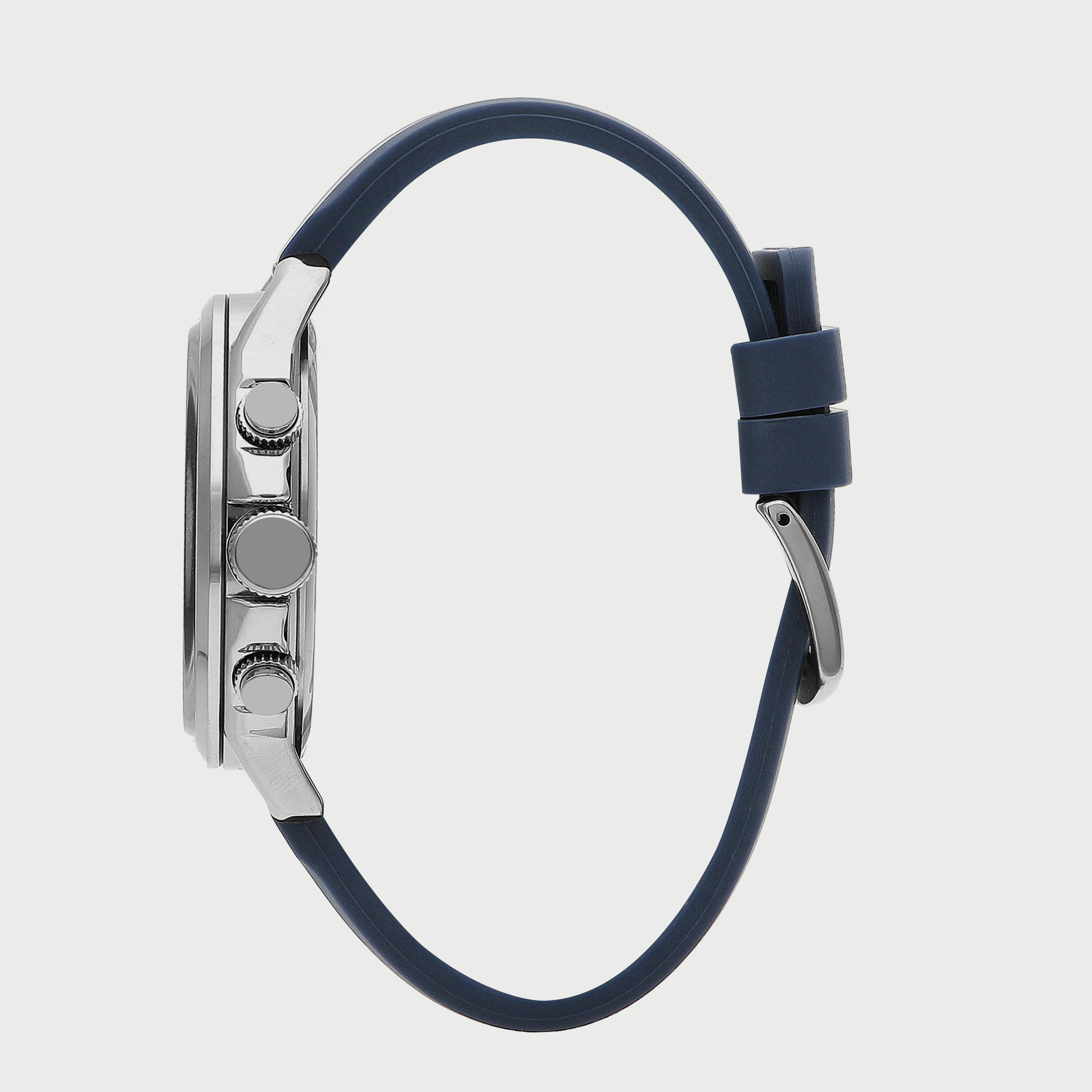  LC07429.399 "ساعة" كرونوغراف بسوار سيليكون ازرق للرجال من لي كوبر-men-watchesandjewellery-watches-image-2