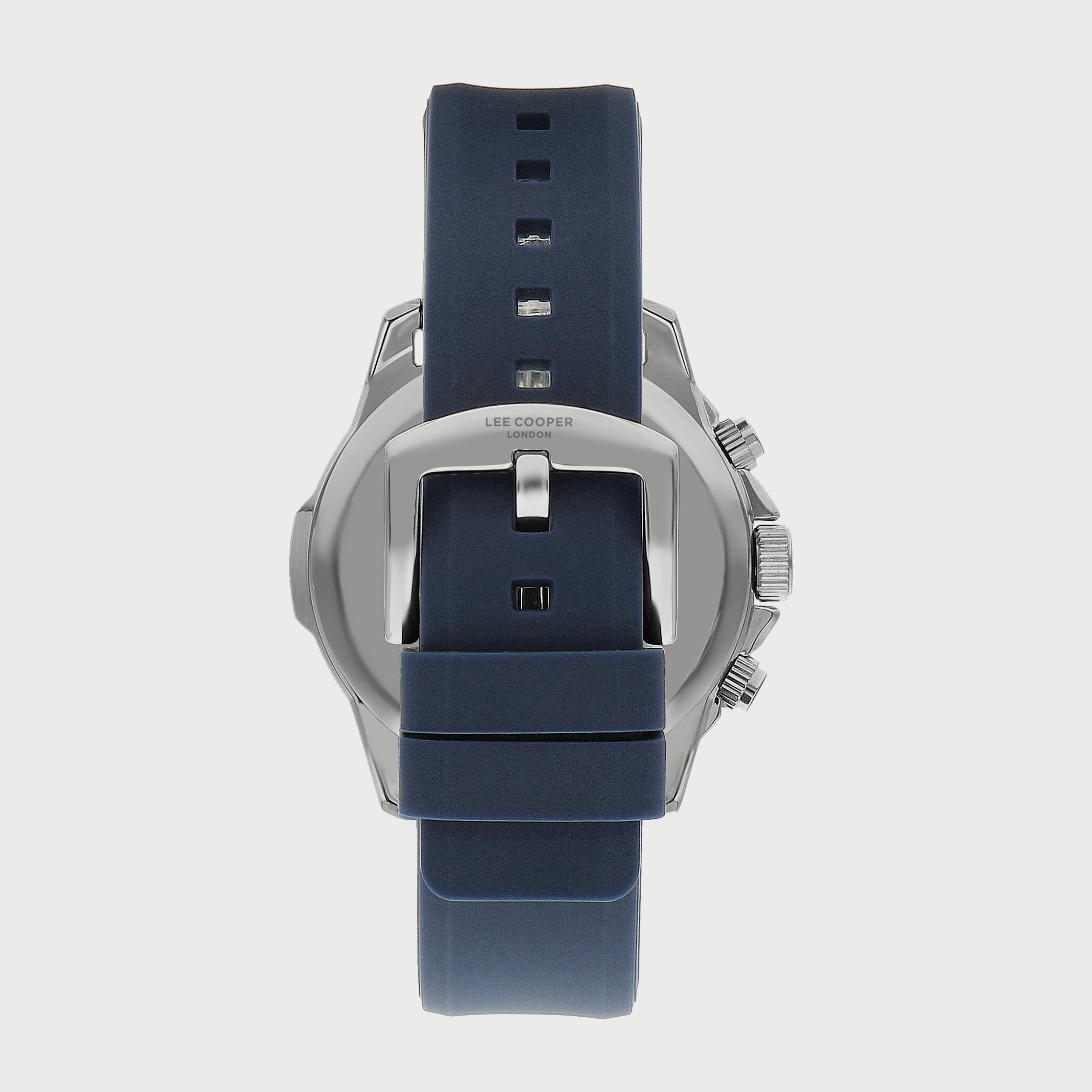  LC07429.399 "ساعة" كرونوغراف بسوار سيليكون ازرق للرجال من لي كوبر-men-watchesandjewellery-watches-image-3