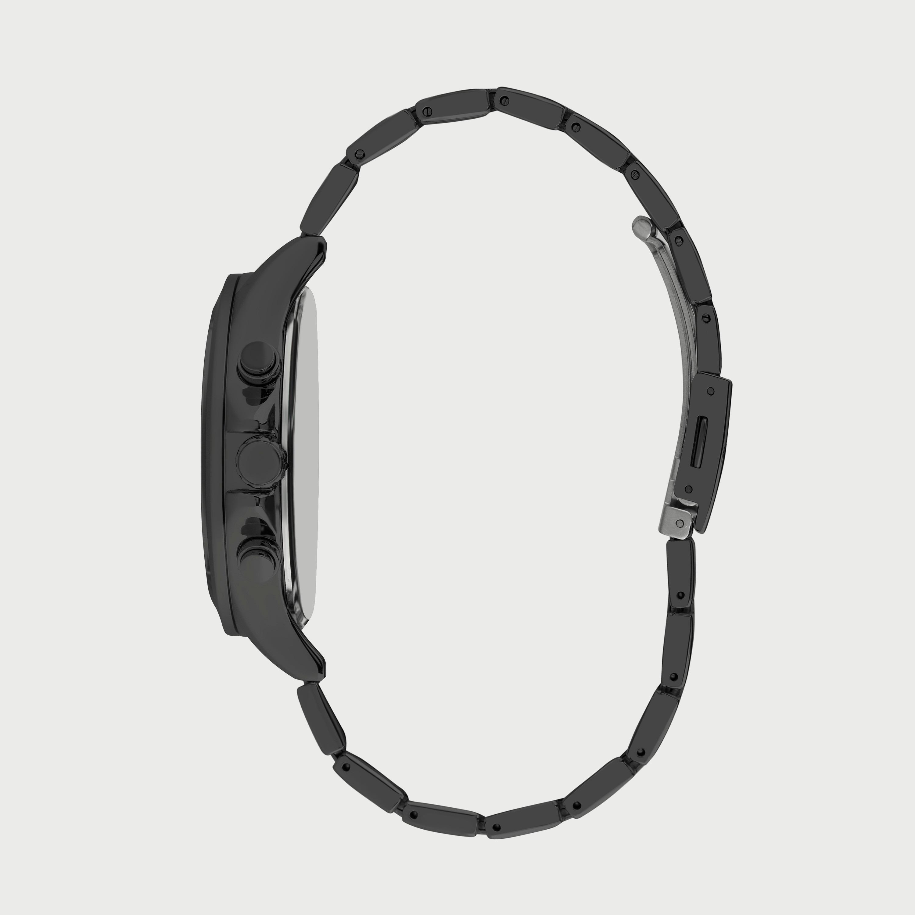  LC07362.090 "ساعة" لي كوبر للرجال بسوار غون ميتال مع كرونوغراف معدني-men-watchesandjewellery-watches-image-2
