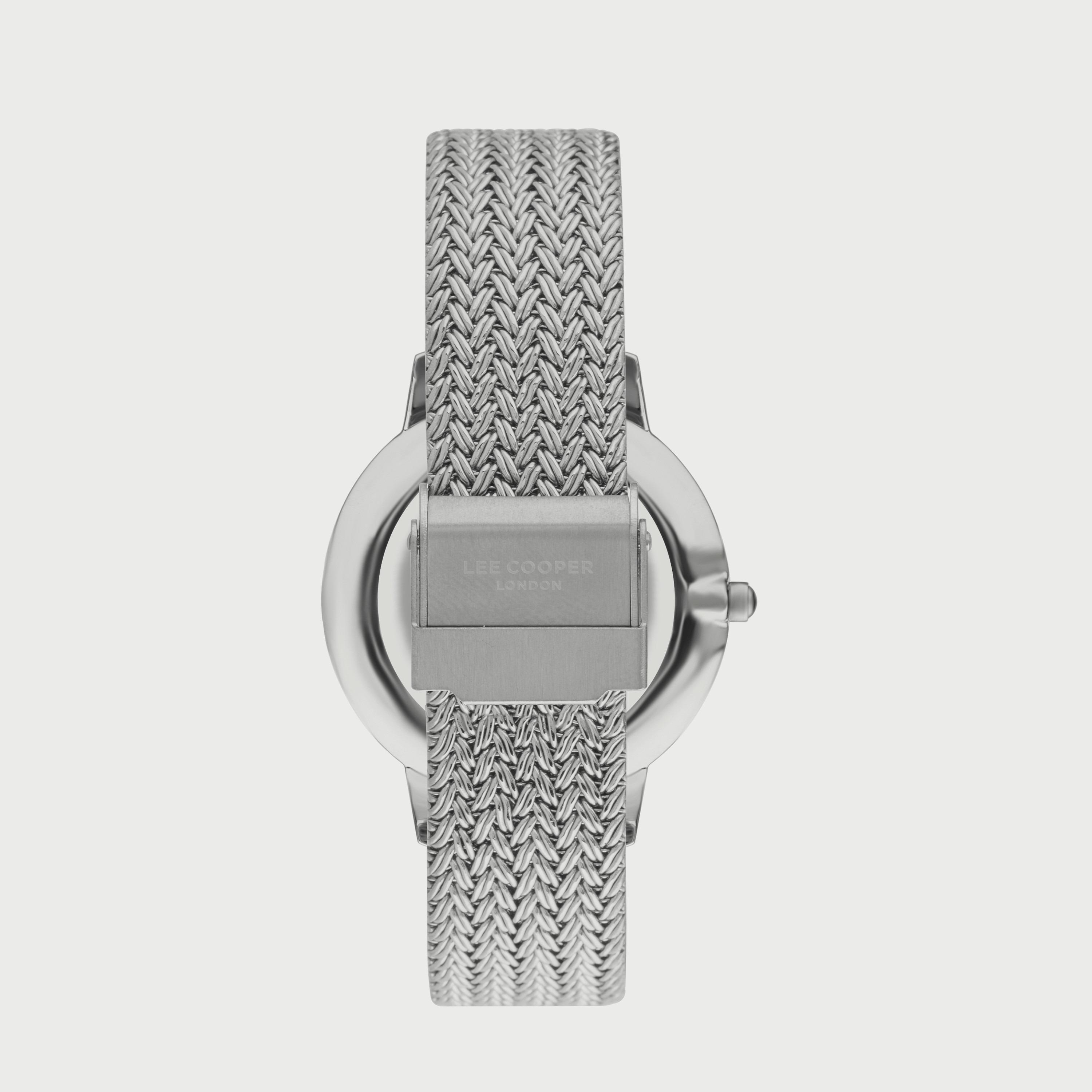  LC07401.520 "ساعة" لي كوبر بسوار شبكي فضي مع أنالوج للنساء-women-watchesandjewellery-watches-image-3