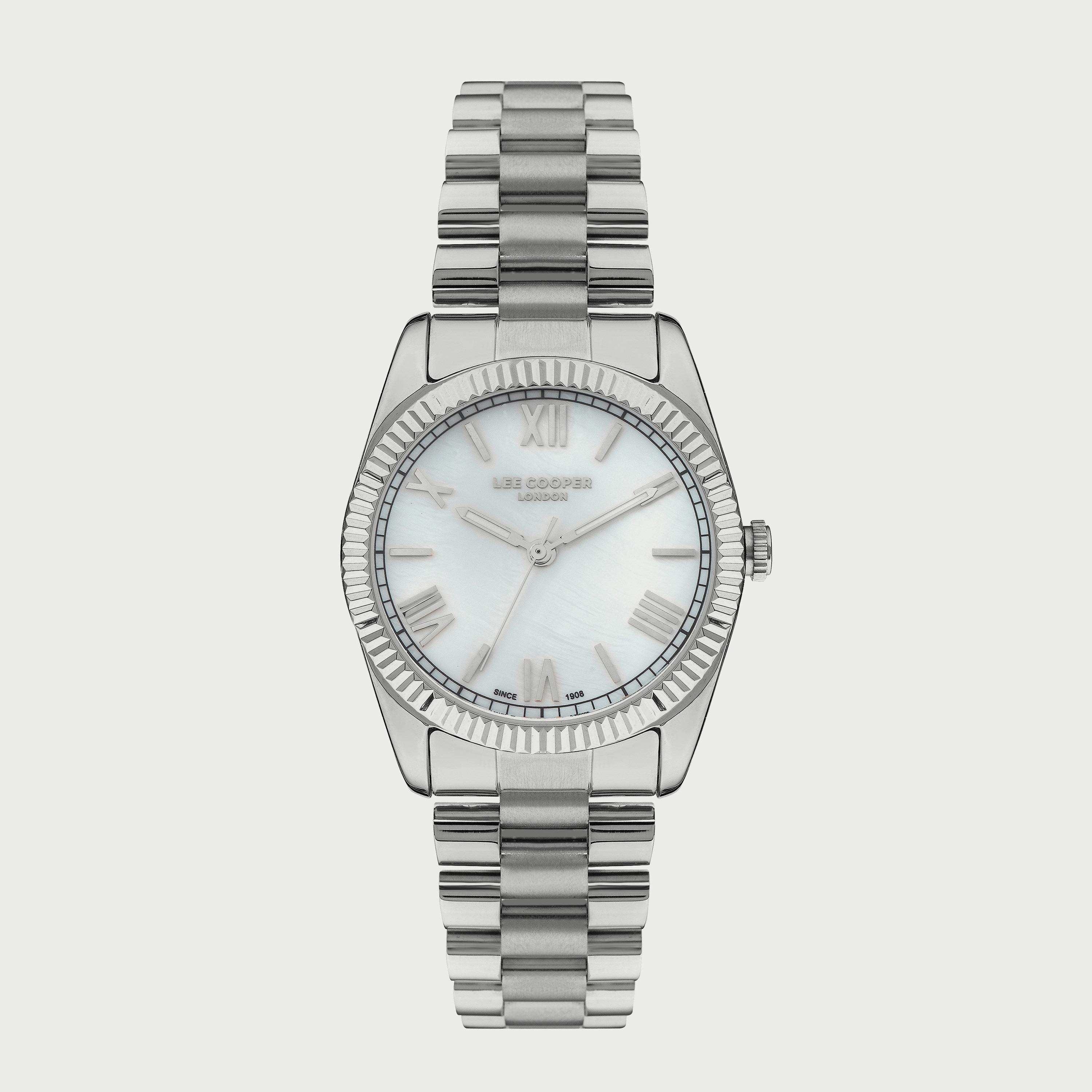  LC07331.320 "ساعة" انالوج من لي كوبر للنساء بسوار معدني مع لون فضي-women-watchesandjewellery-watches-image-1