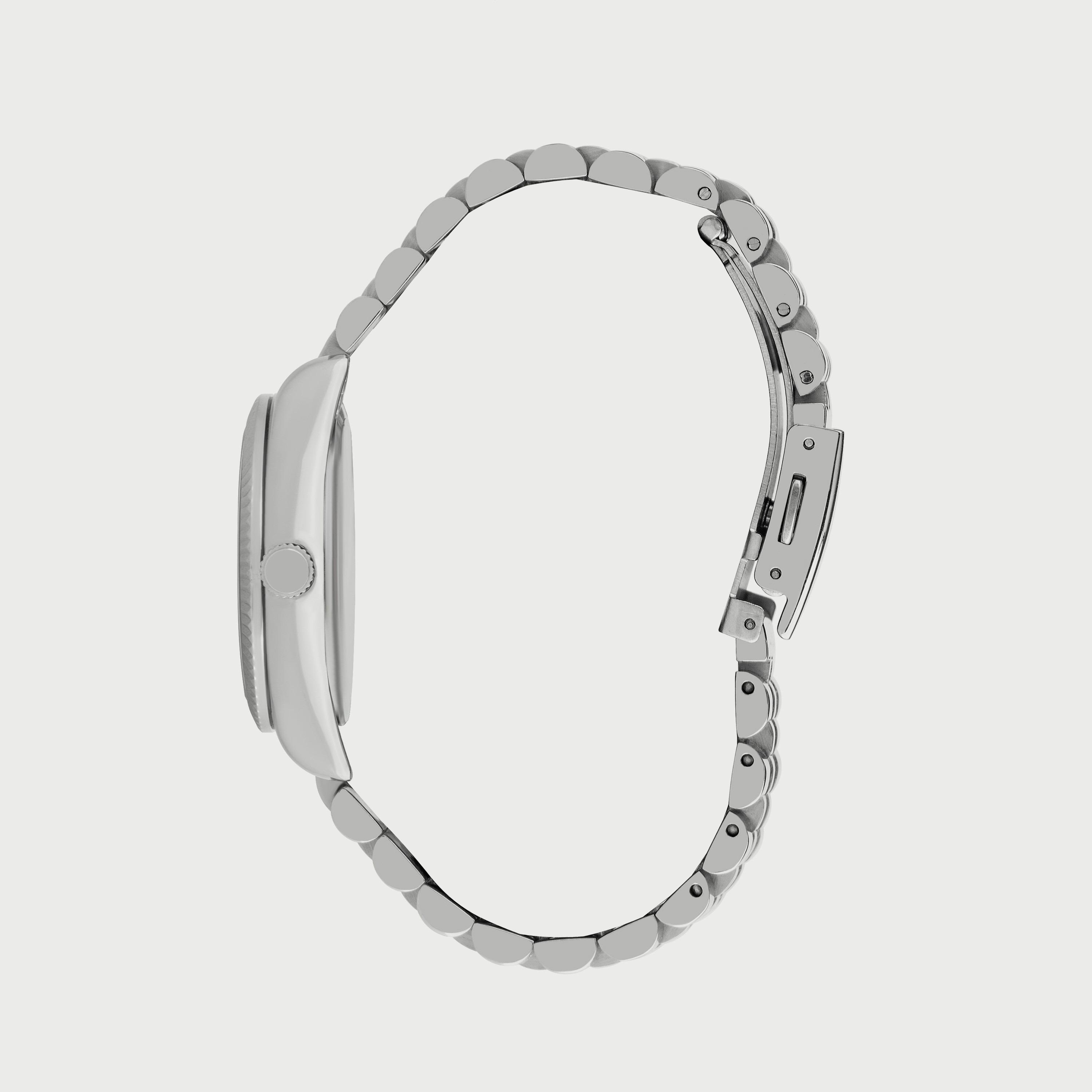  LC07331.320 "ساعة" انالوج من لي كوبر للنساء بسوار معدني مع لون فضي-women-watchesandjewellery-watches-image-2