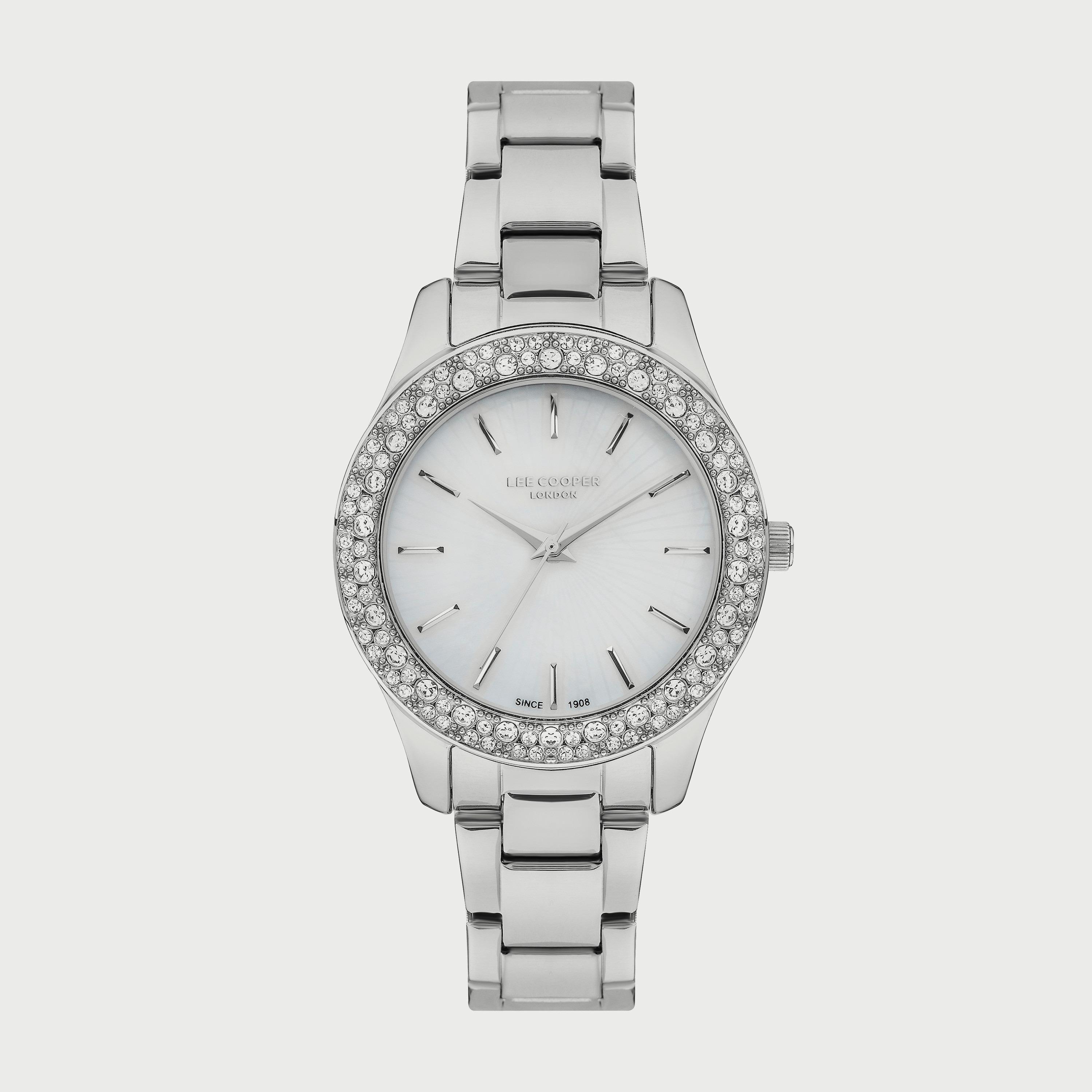  LC07390.330 "ساعة" انالوج من لي كوبر للنساء بسوار معدني مع لون فضي-women-watchesandjewellery-watches-image-1
