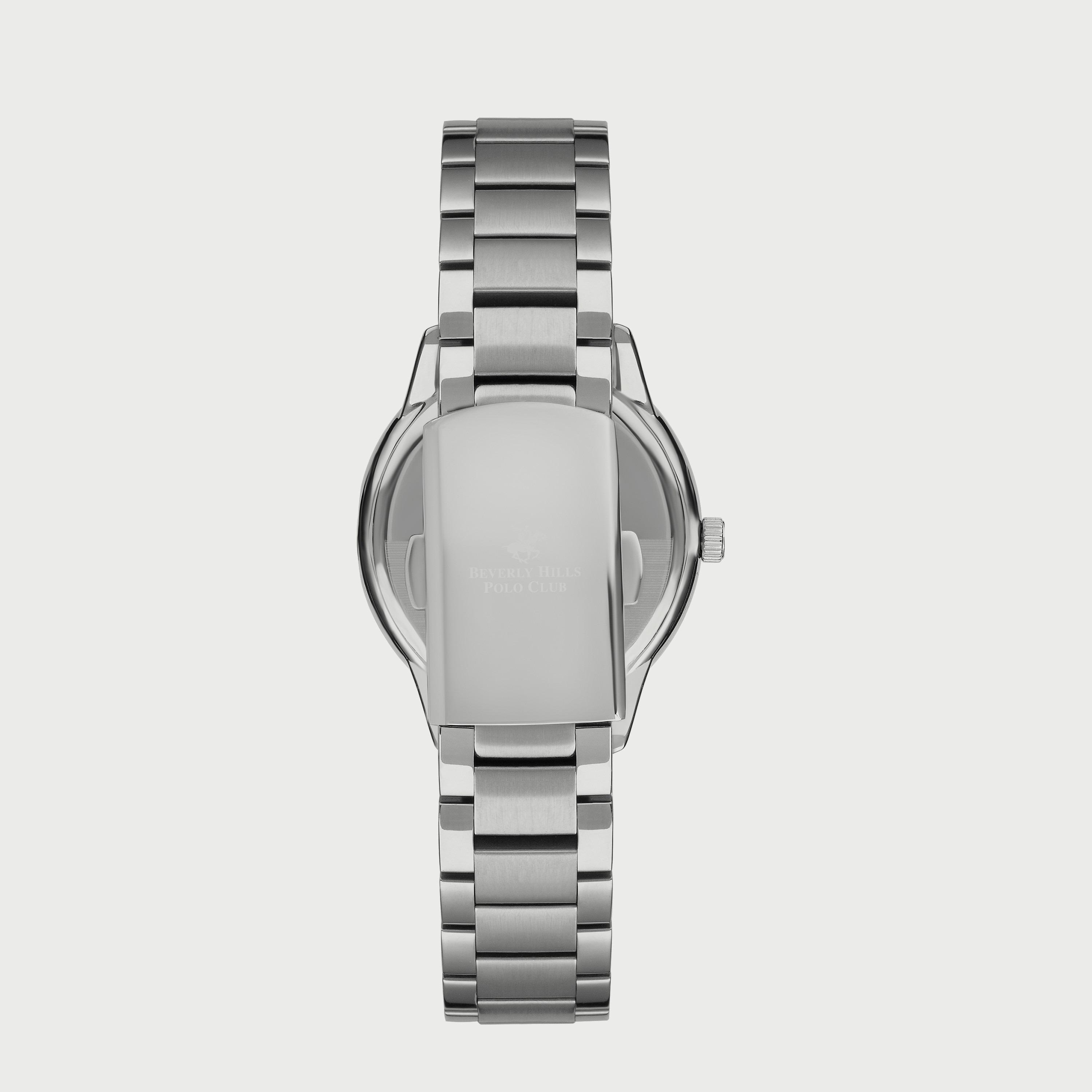  BP3230X.390 "ساعة" أنالوج من بيفرلي هيلز بولو كلوب للنساء بسوار معدني فضي-women-watchesandjewellery-watches-image-3