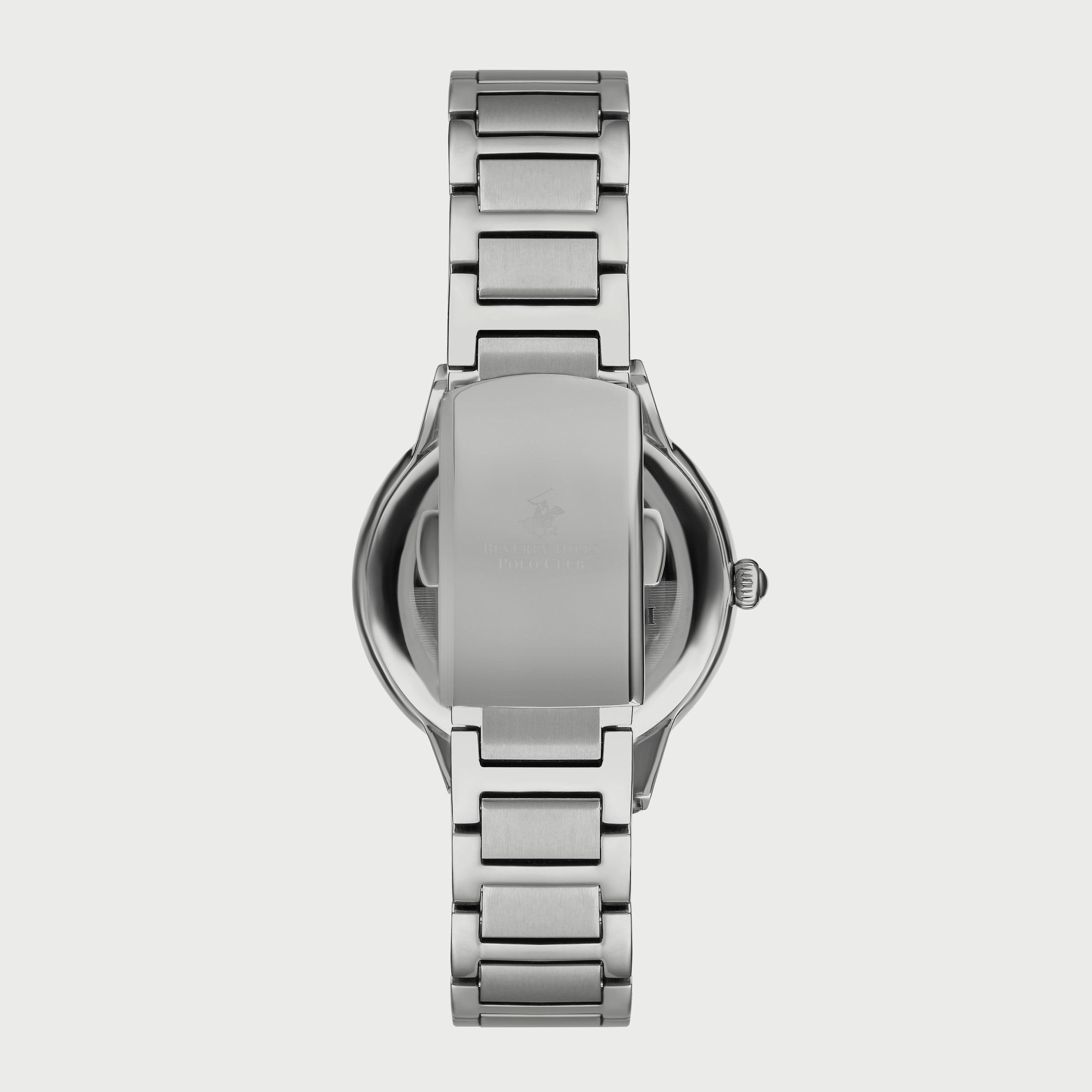  BP3235X.320 "ساعة" أنالوج من بيفرلي هيلز بولو كلوب للنساء بسوار معدني فضي-women-watchesandjewellery-watches-image-3