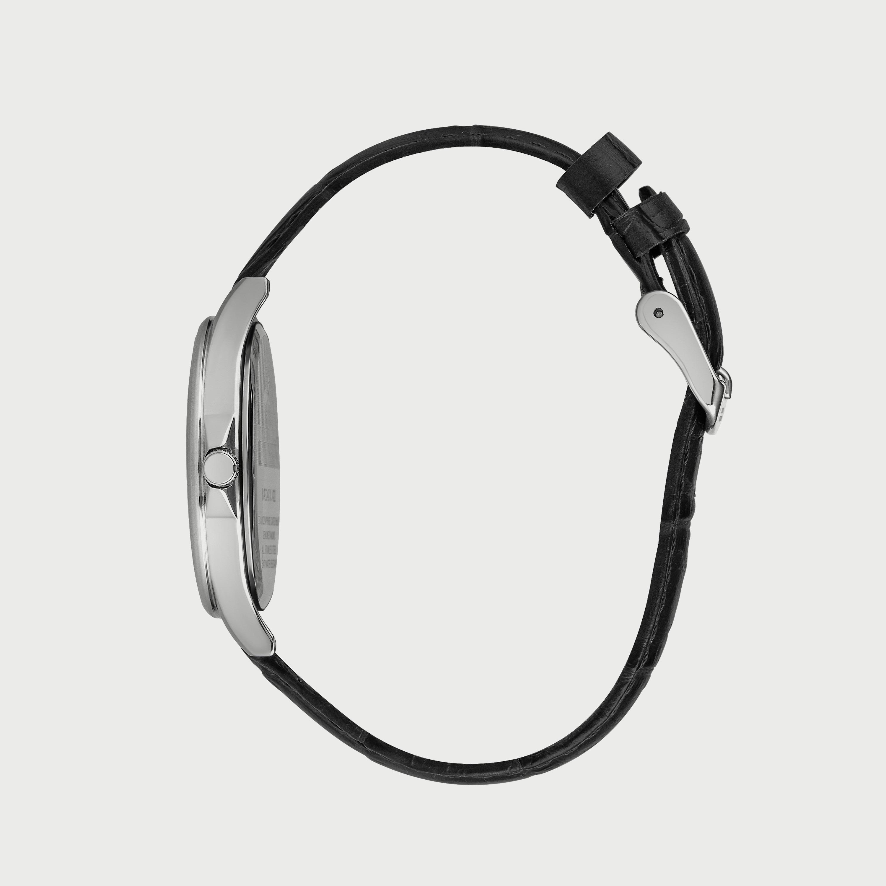  BP3243X.321 "ساعة" أنالوج من بيفرلي هيلز بولو كلوب بعقارب وسوار جلدي اسود للنساء-women-watchesandjewellery-watches-image-2