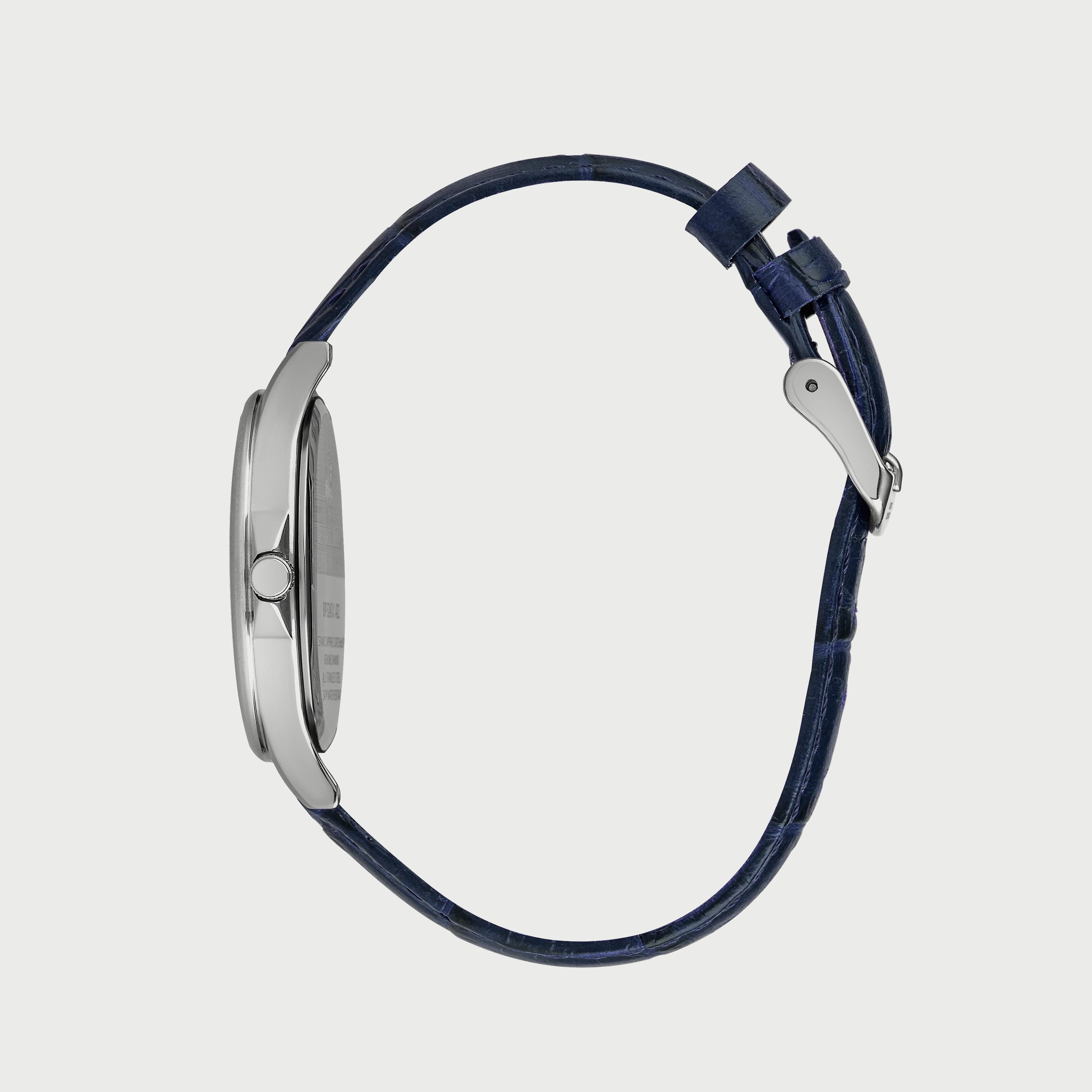  BP3243X.399 "ساعة" أنالوج من بيفرلي هيلز بولو كلوب بعقارب وسوار جلدي ازرق للنساء-women-watchesandjewellery-watches-image-2