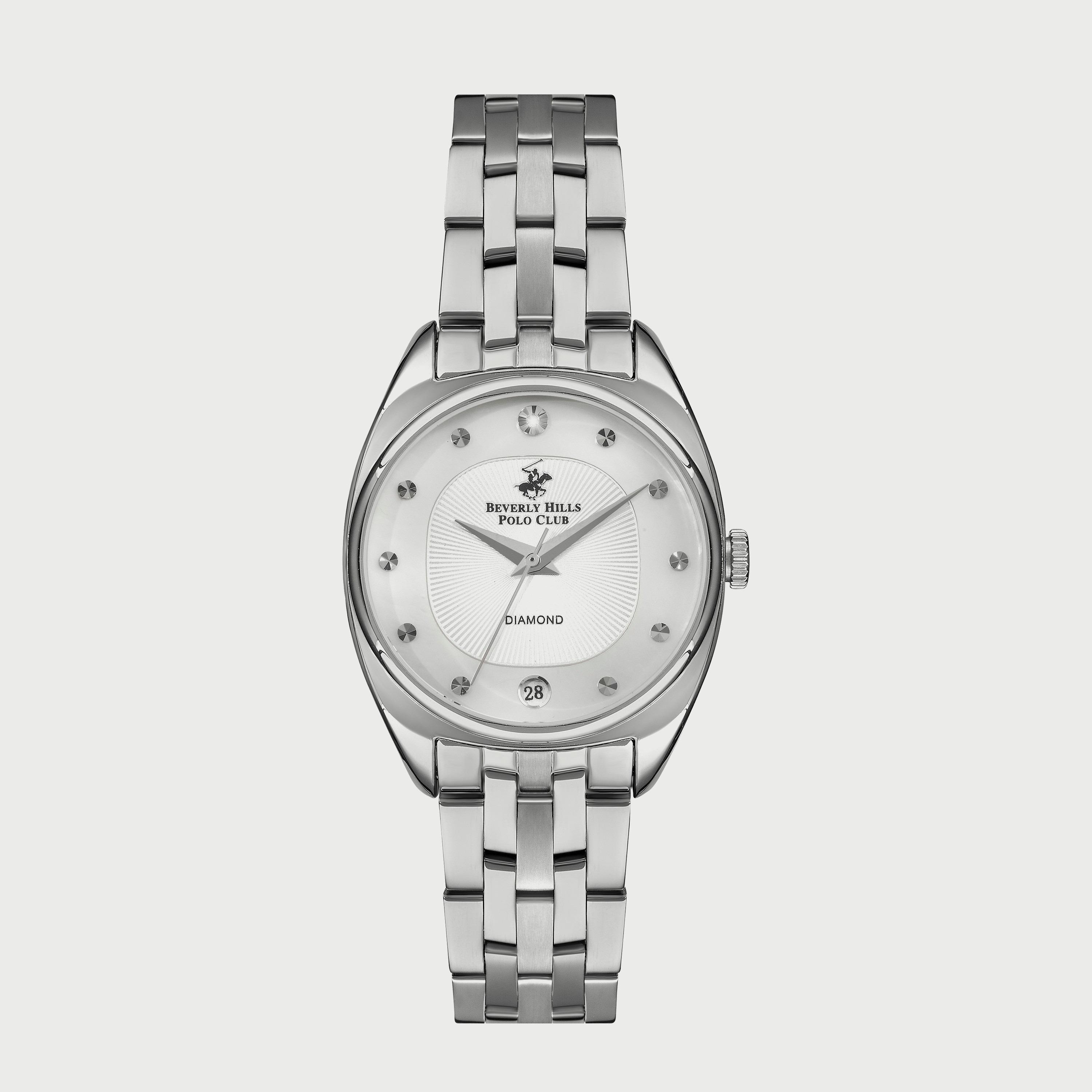  BP3270X.320 "ساعة" أنالوج من بيفرلي هيلز بولو كلوب للنساء بسوار معدني فضي-women-watchesandjewellery-watches-image-1