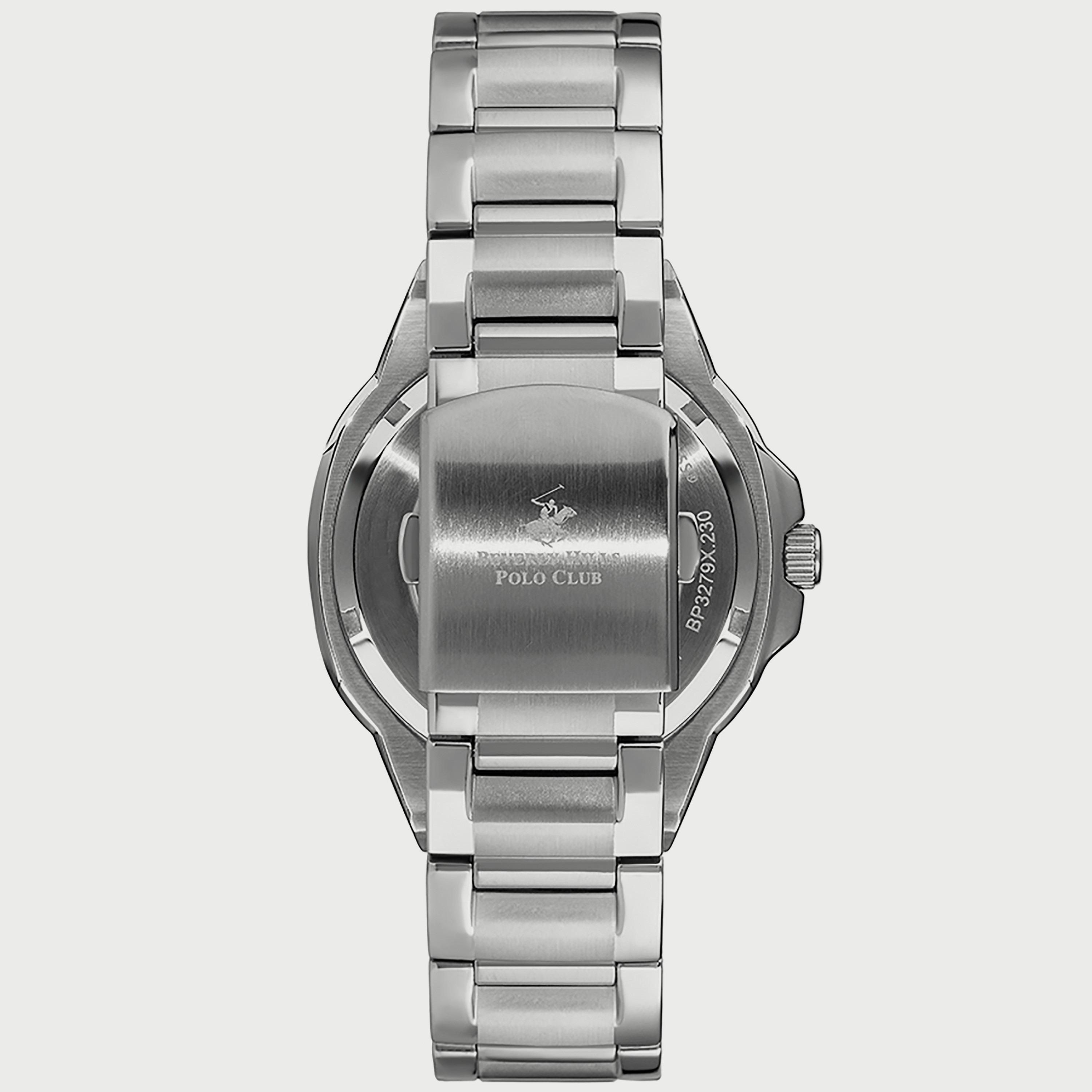Beverly Hills Polo Club Men's Silver Automatic Metal Strap Watch BP3279X.350-men-watchesandjewellery-watches-image-3