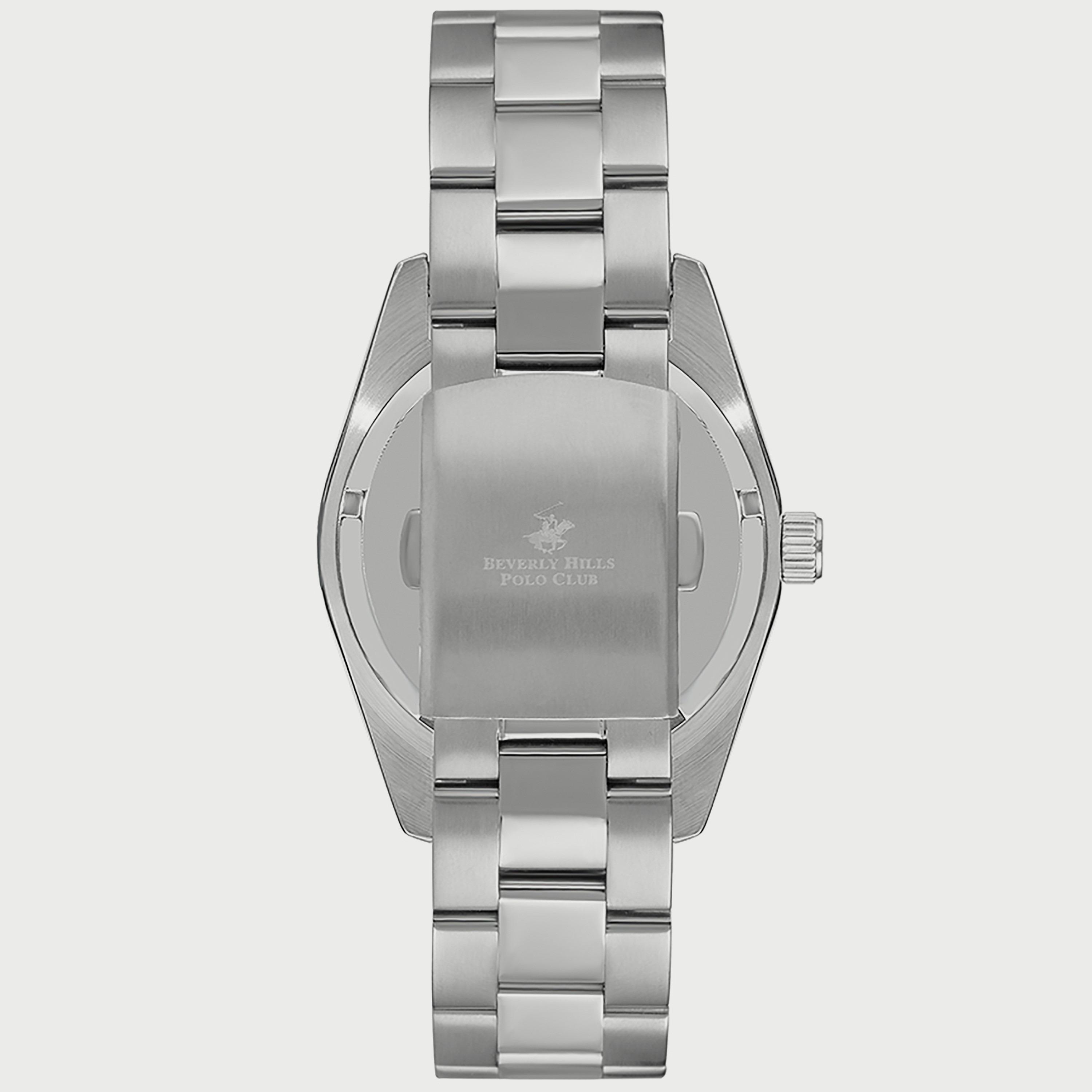  BP3288X.390 "ساعة" أنالوج من بيفرلي هيلز بولو كلوب للرجال بسوار معدني فضي-men-watchesandjewellery-watches-image-3