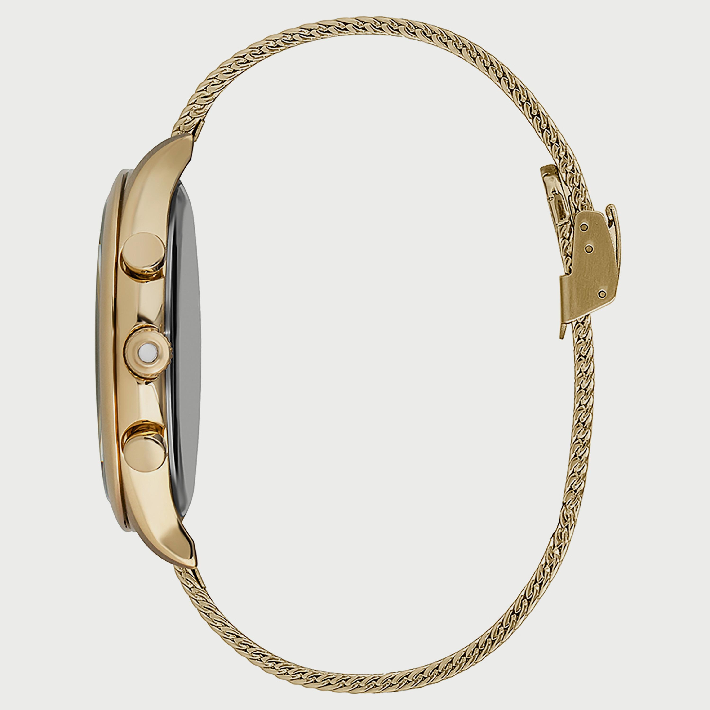  BP3233X.130 "ساعة" كرونوغراف من بيفرلي هيلز بولو كلوب بعقارب وسوار شبكي ذهبي للرجال-men-watchesandjewellery-watches-image-2