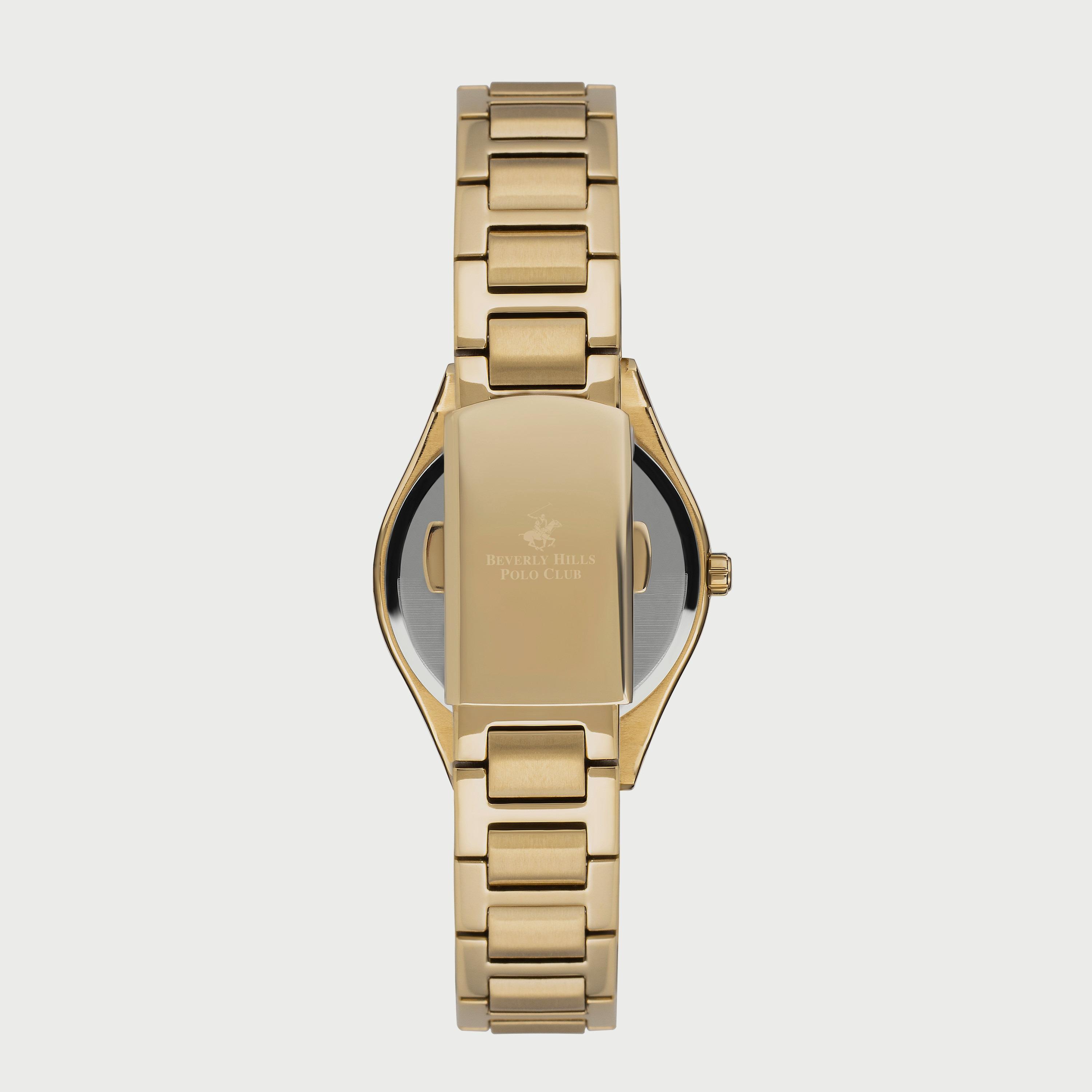  BP3229X.130 ساعة أنالوج من بيفرلي هيلز بولو كلوب للنساء بسوار معدني ذهبي-women-watchesandjewellery-watches-image-3
