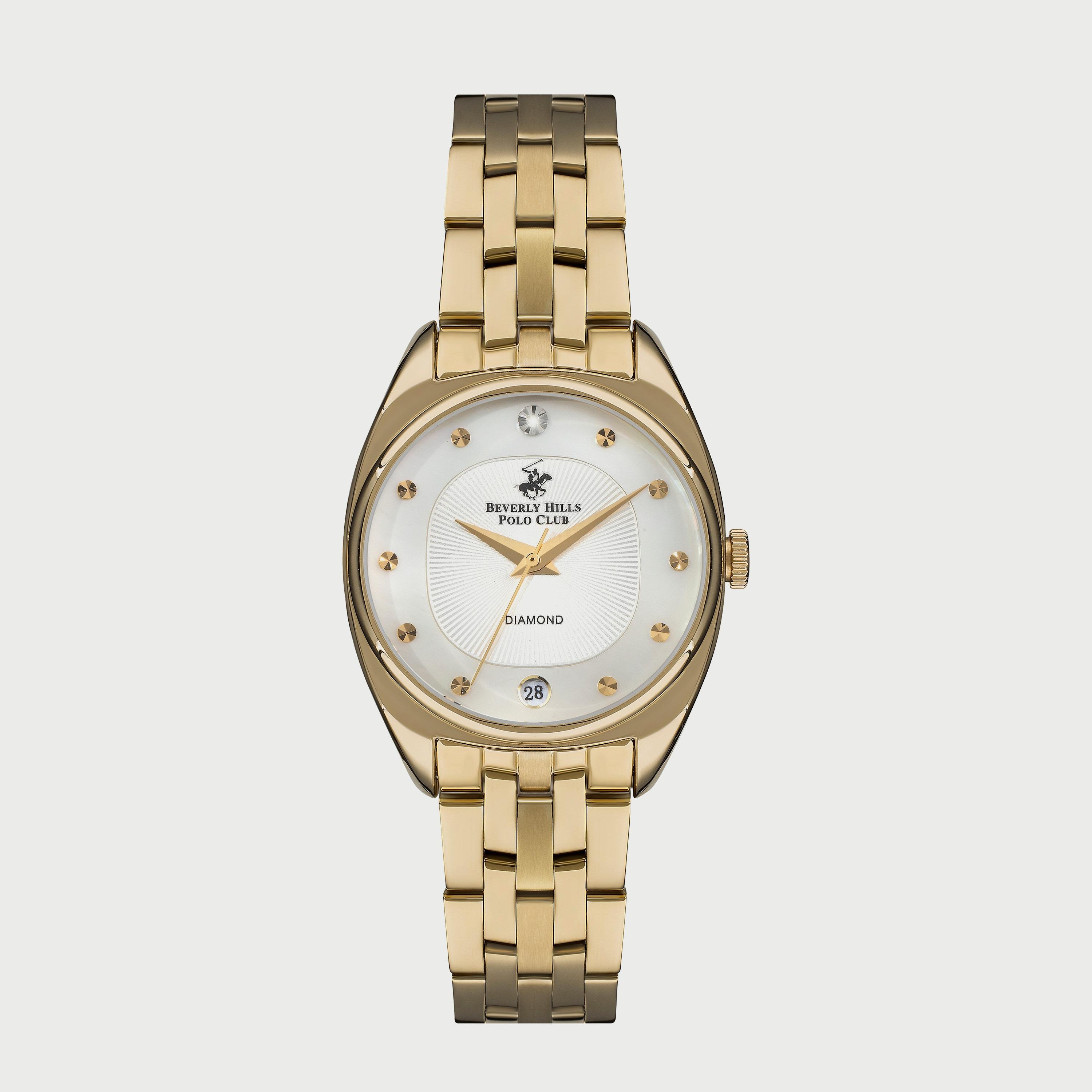  BP3270X.120 ساعة أنالوج من بيفرلي هيلز بولو كلوب للنساء بسوار معدني ذهبي-women-watchesandjewellery-watches-image-1