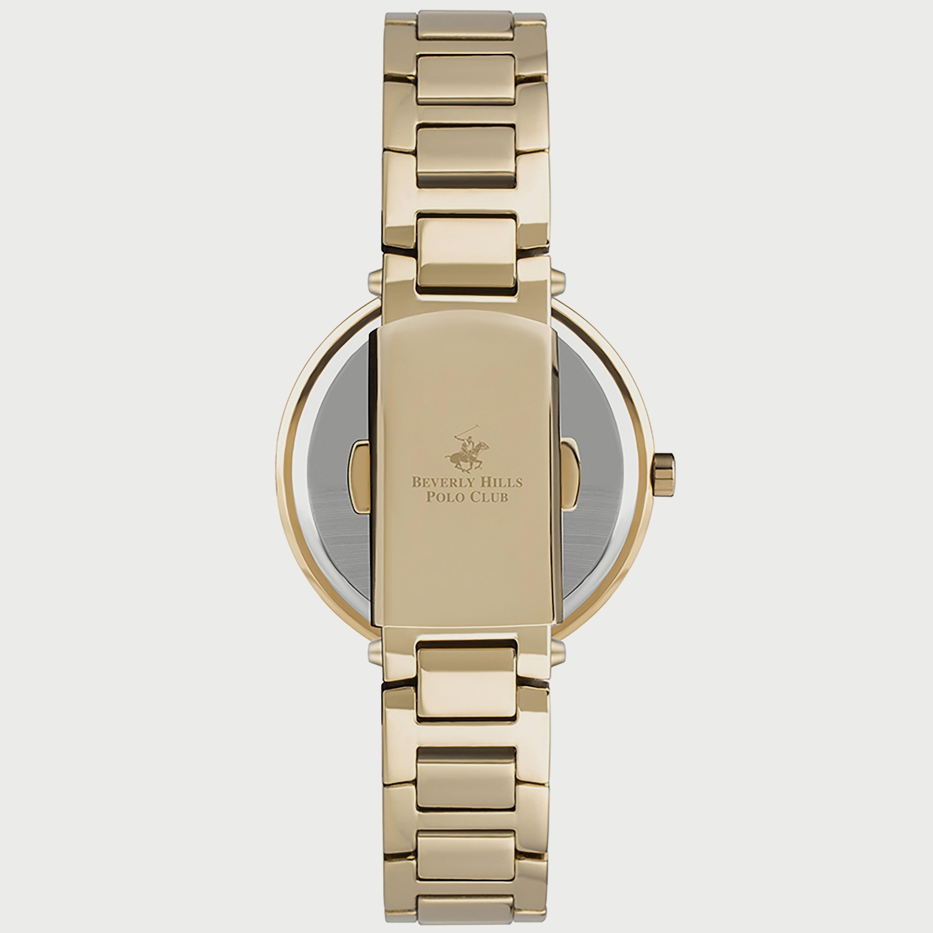  BP3294X.130 ساعة أنالوج من بيفرلي هيلز بولو كلوب للنساء بسوار معدني ذهبي-women-watchesandjewellery-watches-image-3