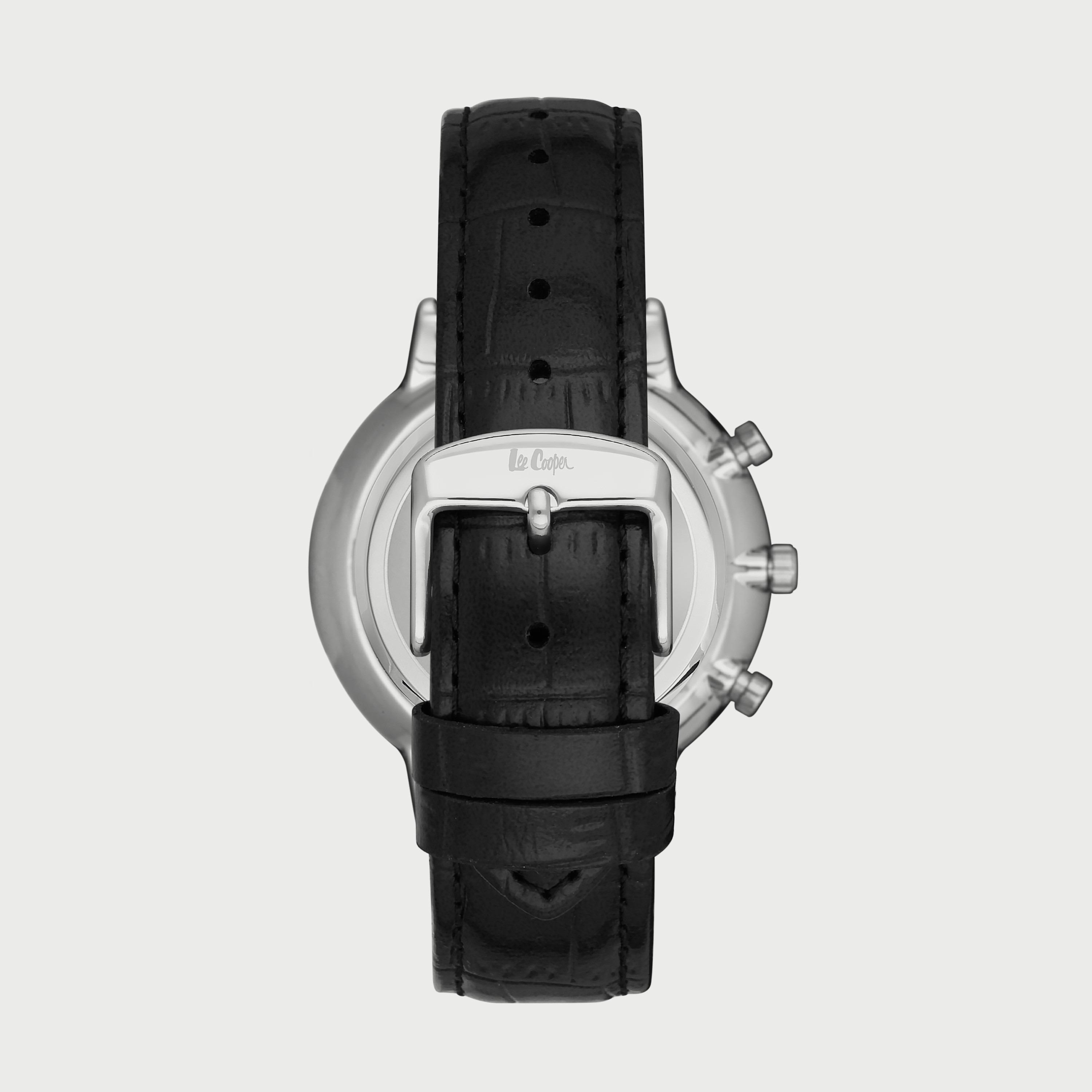  LC06916.351 ساعة لي كوبر للرجال بسوار اسود مع كرونوغراف جلدي-men-watchesandjewellery-watches-image-3