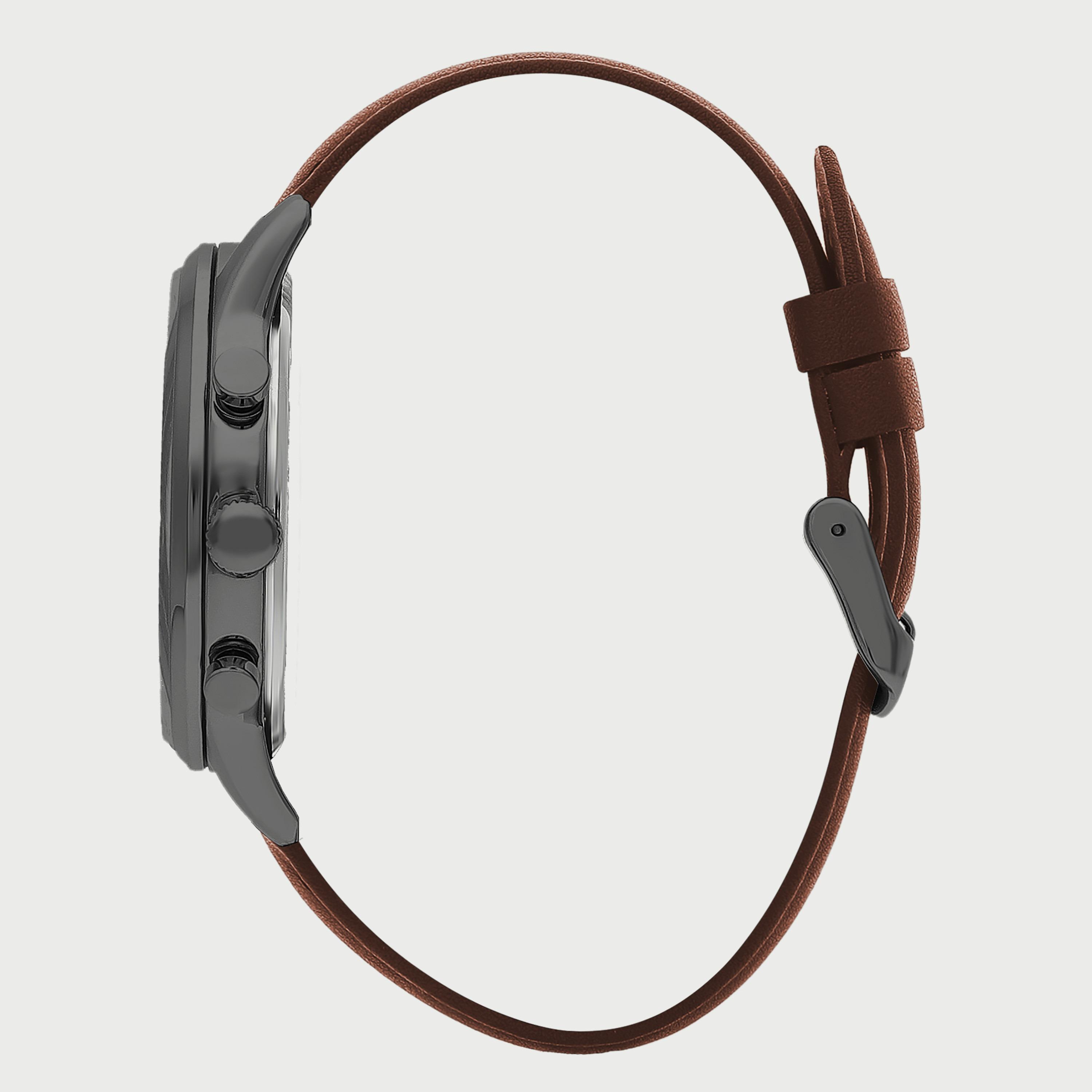  LC07083.064 ساعة كرونوغراف بسوار جلدي بني للرجال من لي كوبر-men-watchesandjewellery-watches-image-2
