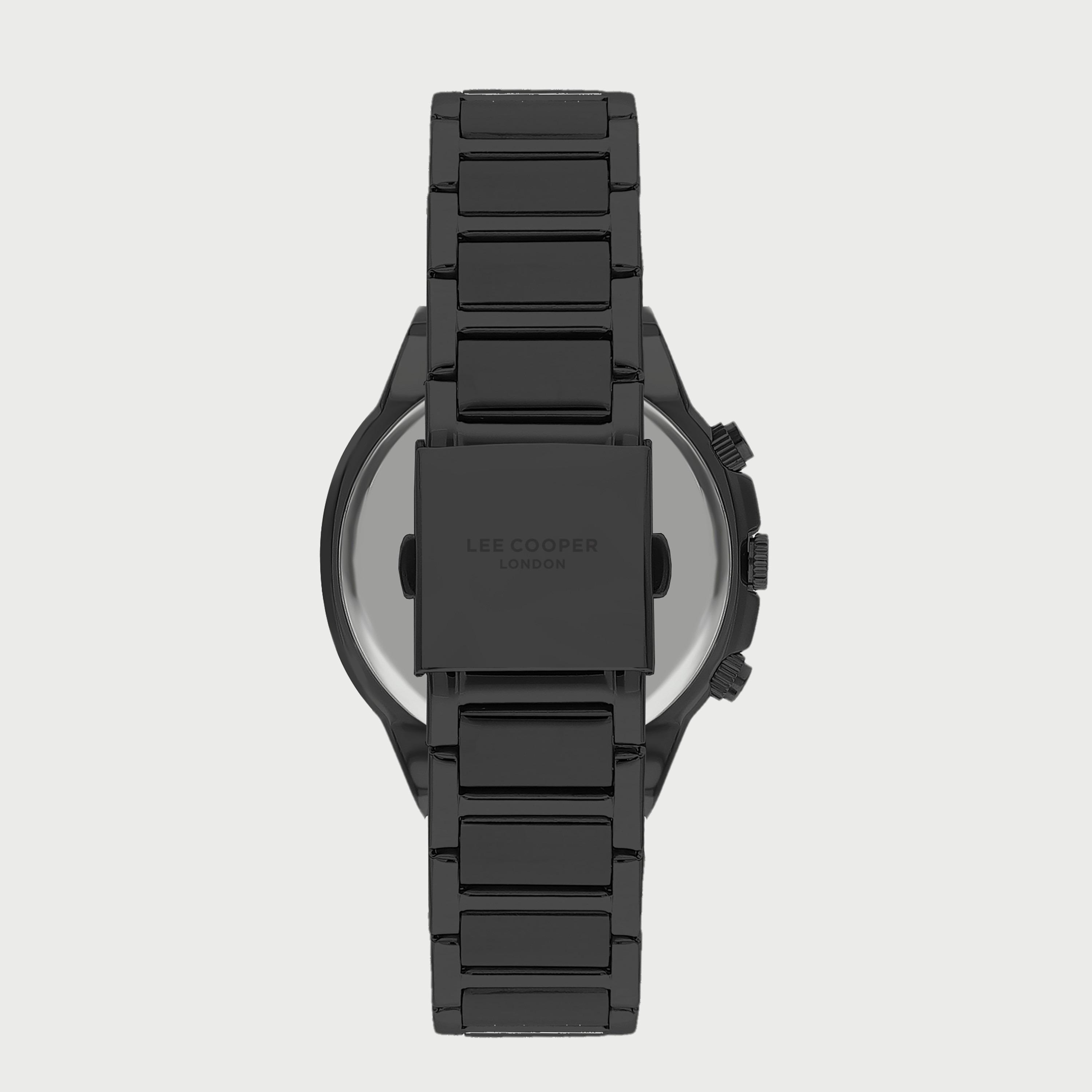  LC07431.660 ساعة لي كوبر للرجال بسوار اسود مع كرونوغراف معدني-men-watchesandjewellery-watches-image-3