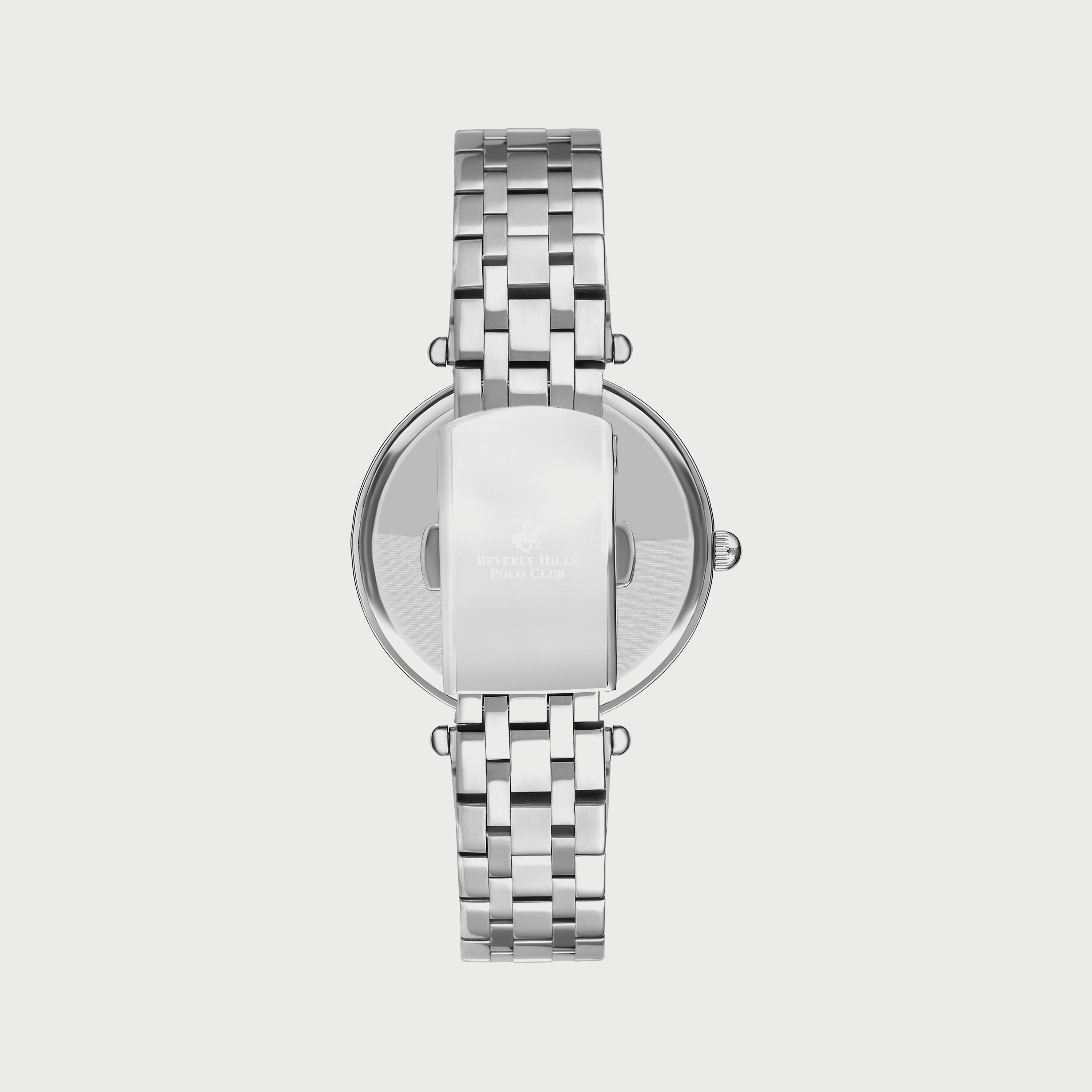 Beverly Hills Polo Club Women's Silver & Rose Gold Analog Stainless Steel Strap Watch BP3256C.350-women-watchesandjewellery-watches-image-3