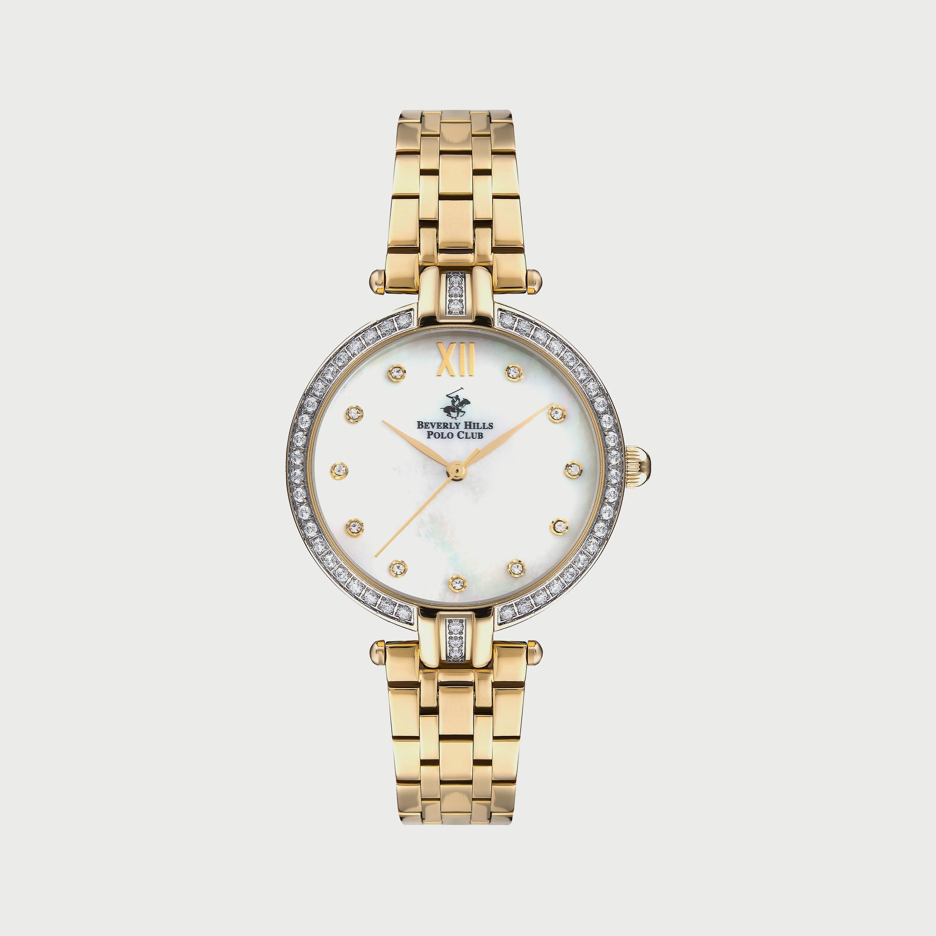 Beverly Hills Polo Club Women's Gold Analog Stainless Steel Strap Watch BP3256C.110-women-watchesandjewellery-watches-image-1