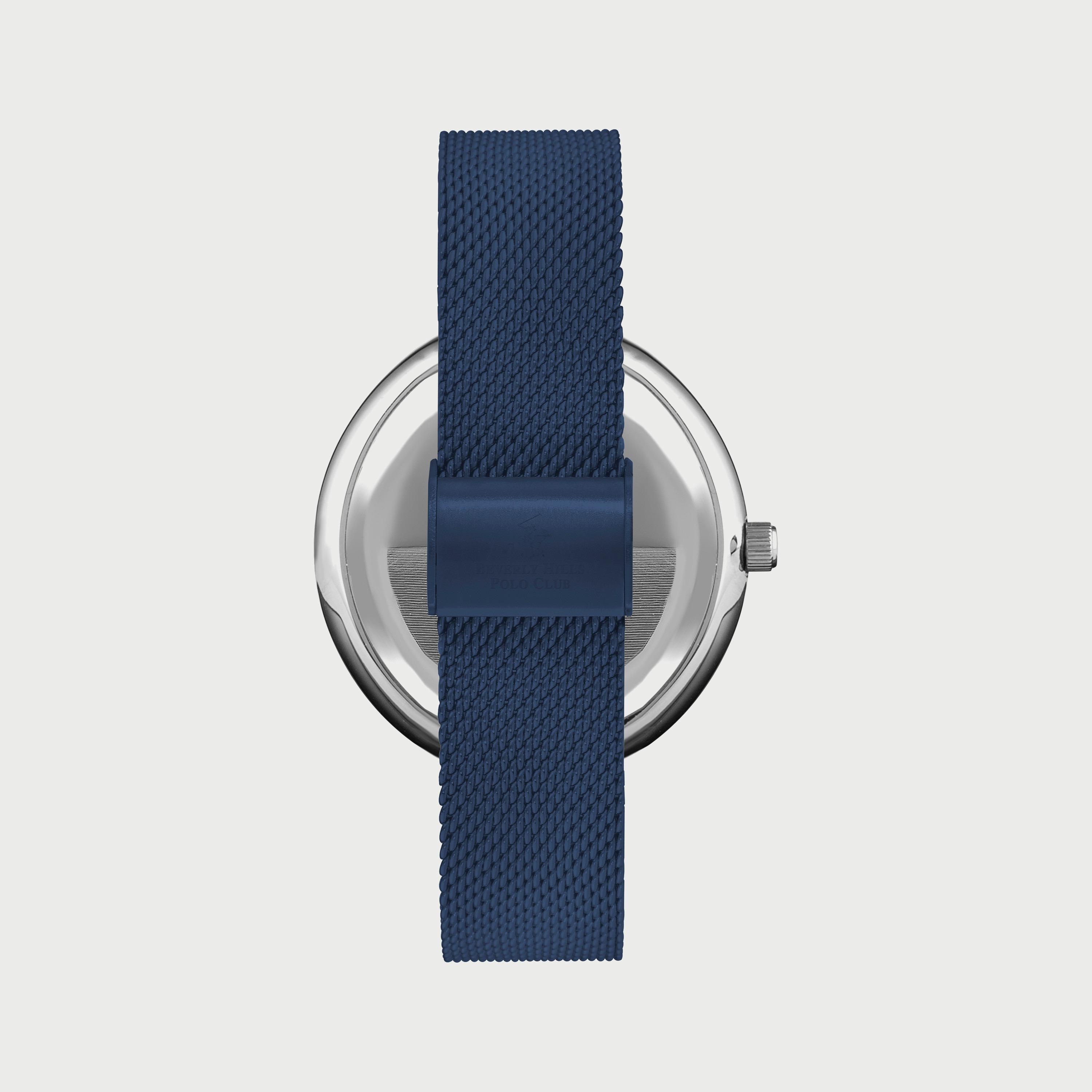 Beverly Hills Polo Club Women's Blue Analog Mesh Strap Watch BP3246X.390-women-watchesandjewellery-watches-image-3