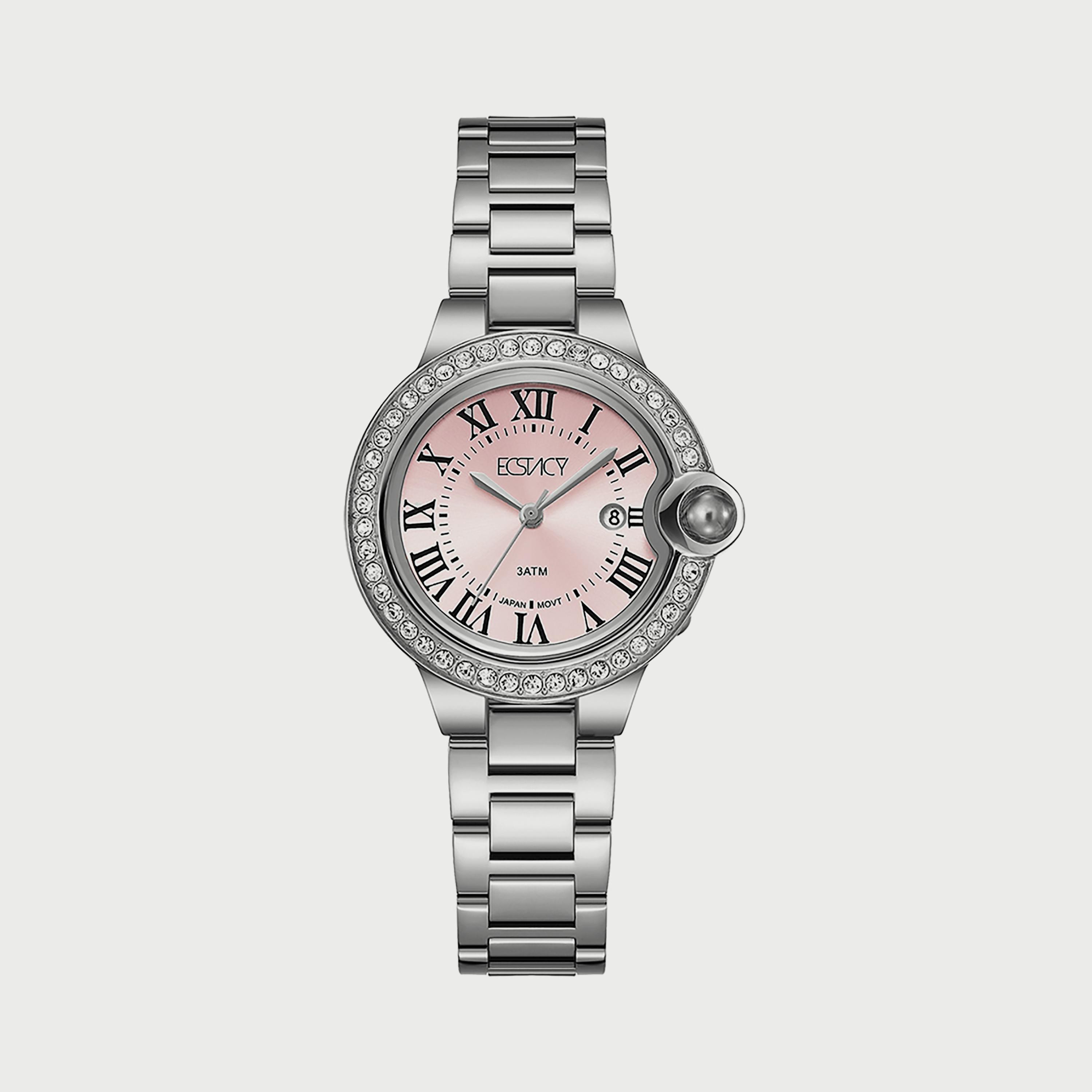 Ecstacy Women's Silver Analog Stainless Steel Strap Watch E22504-SBSP-women-watchesandjewellery-watches-image-1