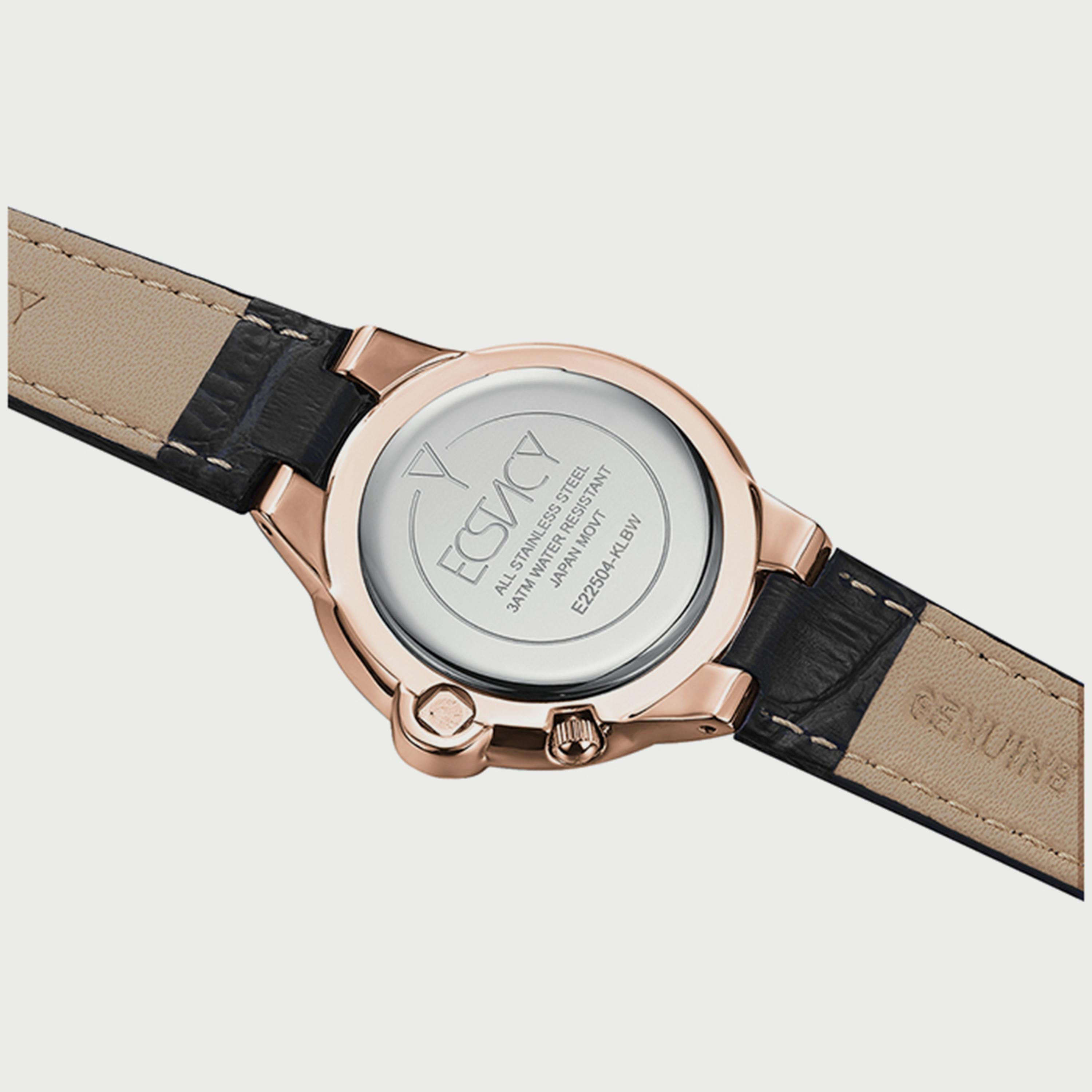 ساعة نسائية ذات انالوج من إسبريت بسوار من سيليكون باللون الأسود | ES.1L416P0025-women-watchesandjewellery-watches-image-3
