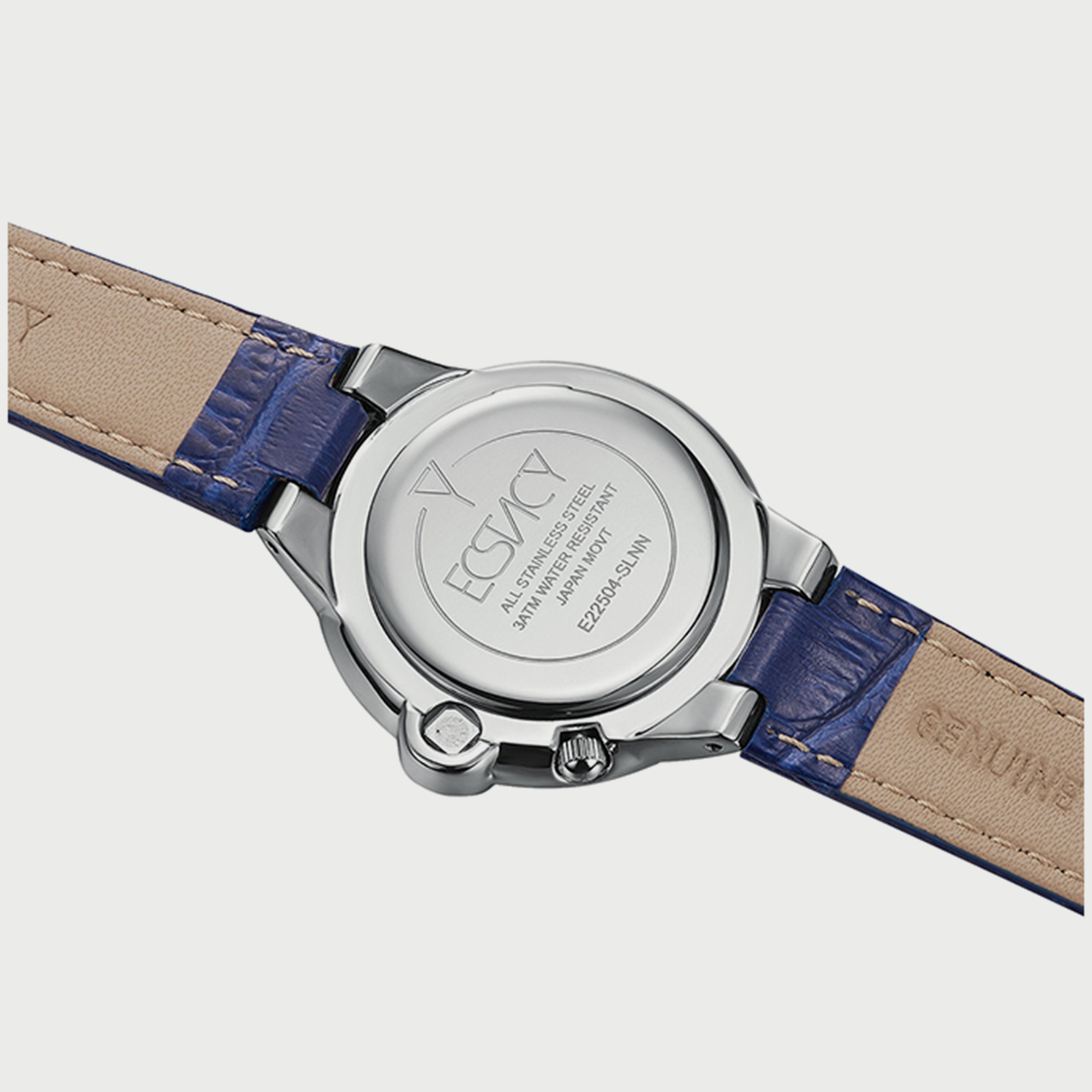 Ecstacy Women's Blue Analog Leather Strap Watch E22504-SLNN-women-watchesandjewellery-watches-image-3