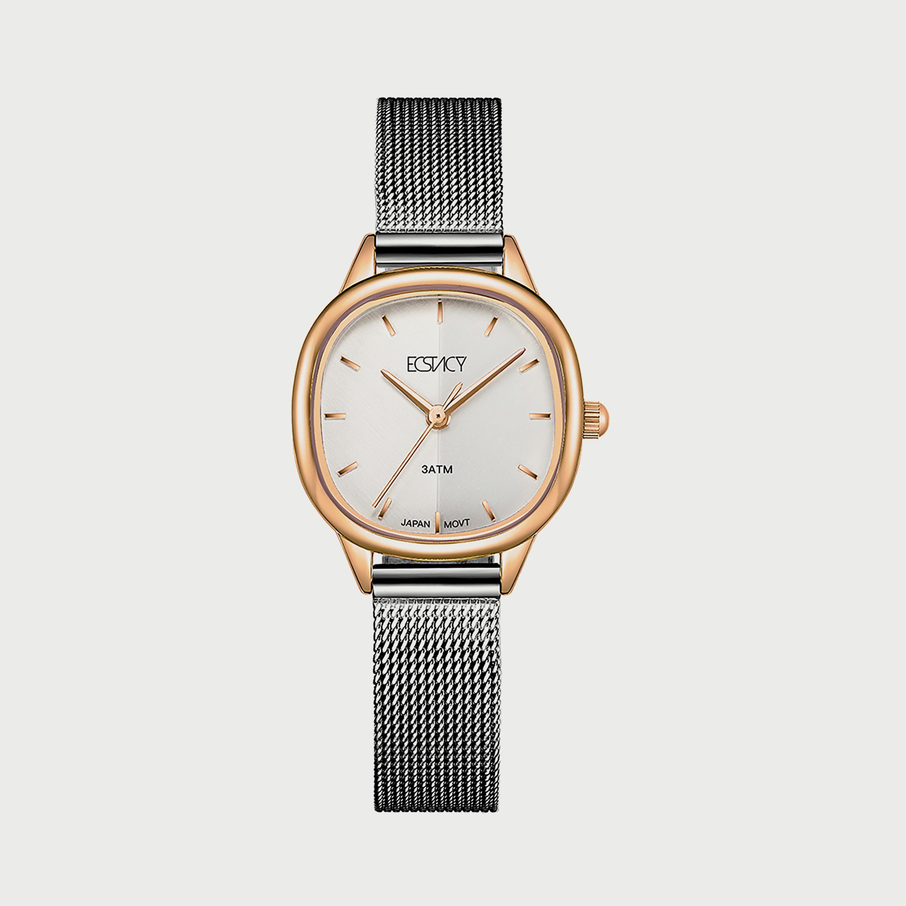  E22505-KMSW ساعة إكستاسي للنساء أنالوج مزود بحزام معدني شبكي-women-watchesandjewellery-watches-image-1