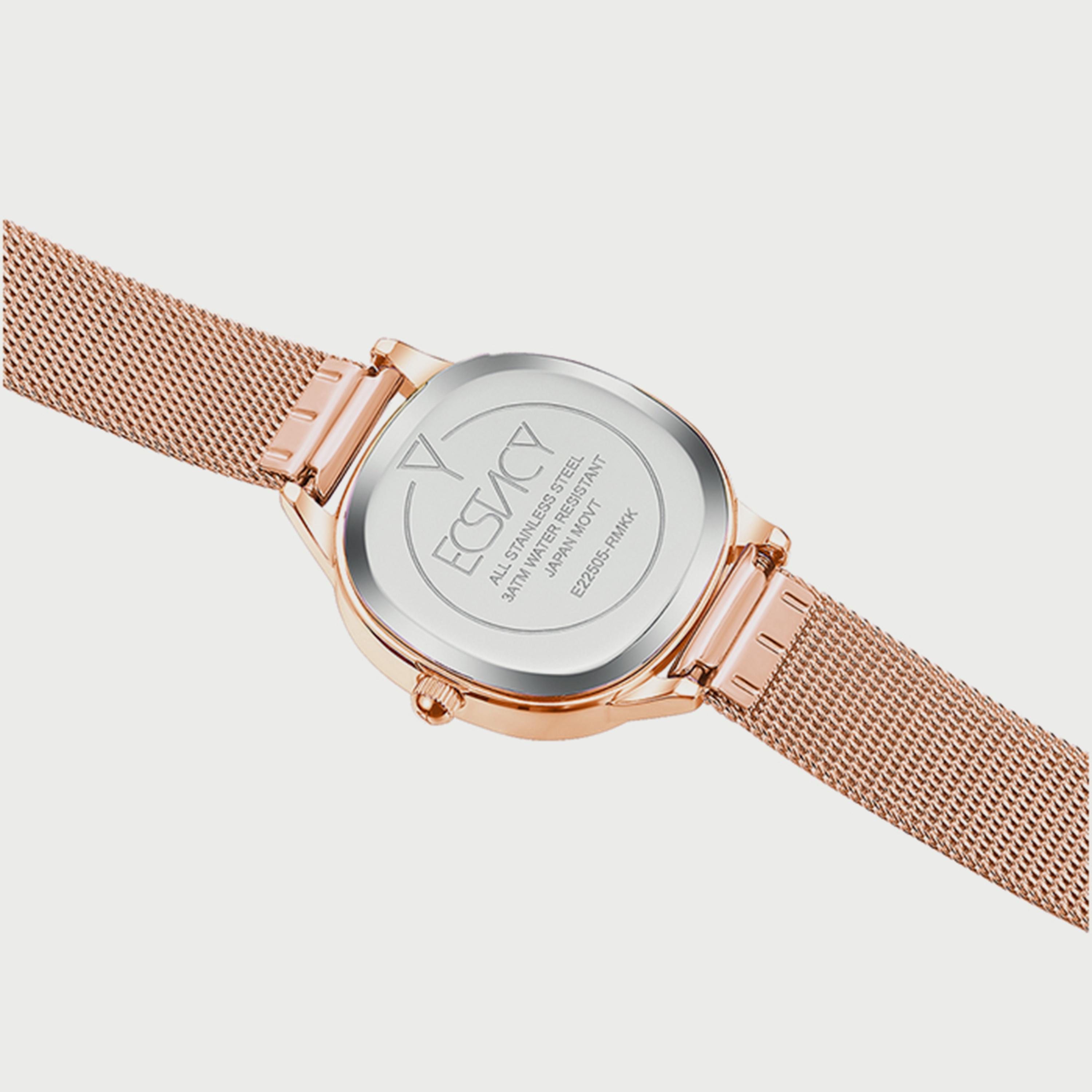 Ecstacy Women's Rose Gold Analog Mesh Strap Watch E22505-RMKK-women-watchesandjewellery-watches-image-3