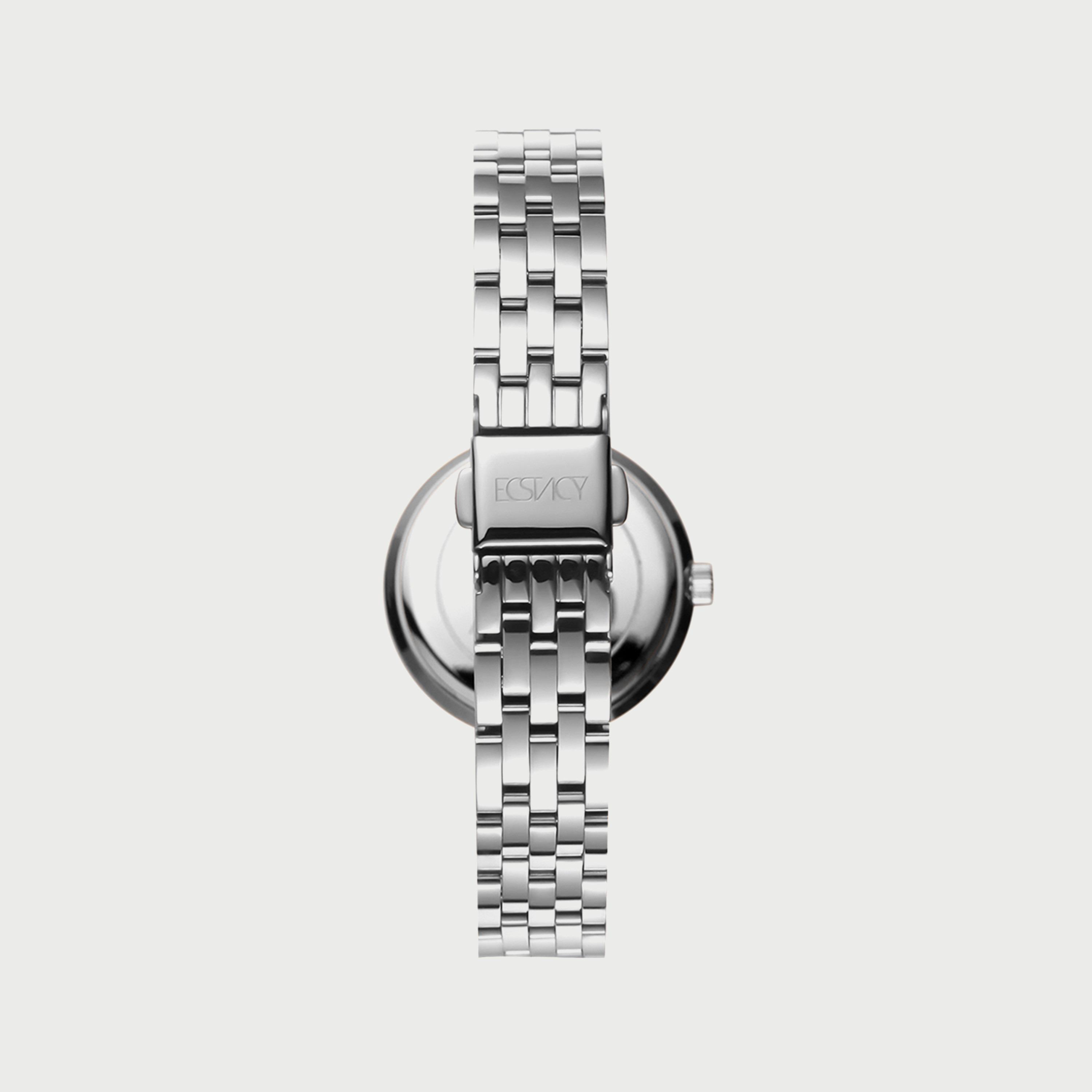 ساعة اكستاسي فضية انالوج بسوار ستانلس ستيل للنساء E8516-KBSM-women-watchesandjewellery-watches-image-3