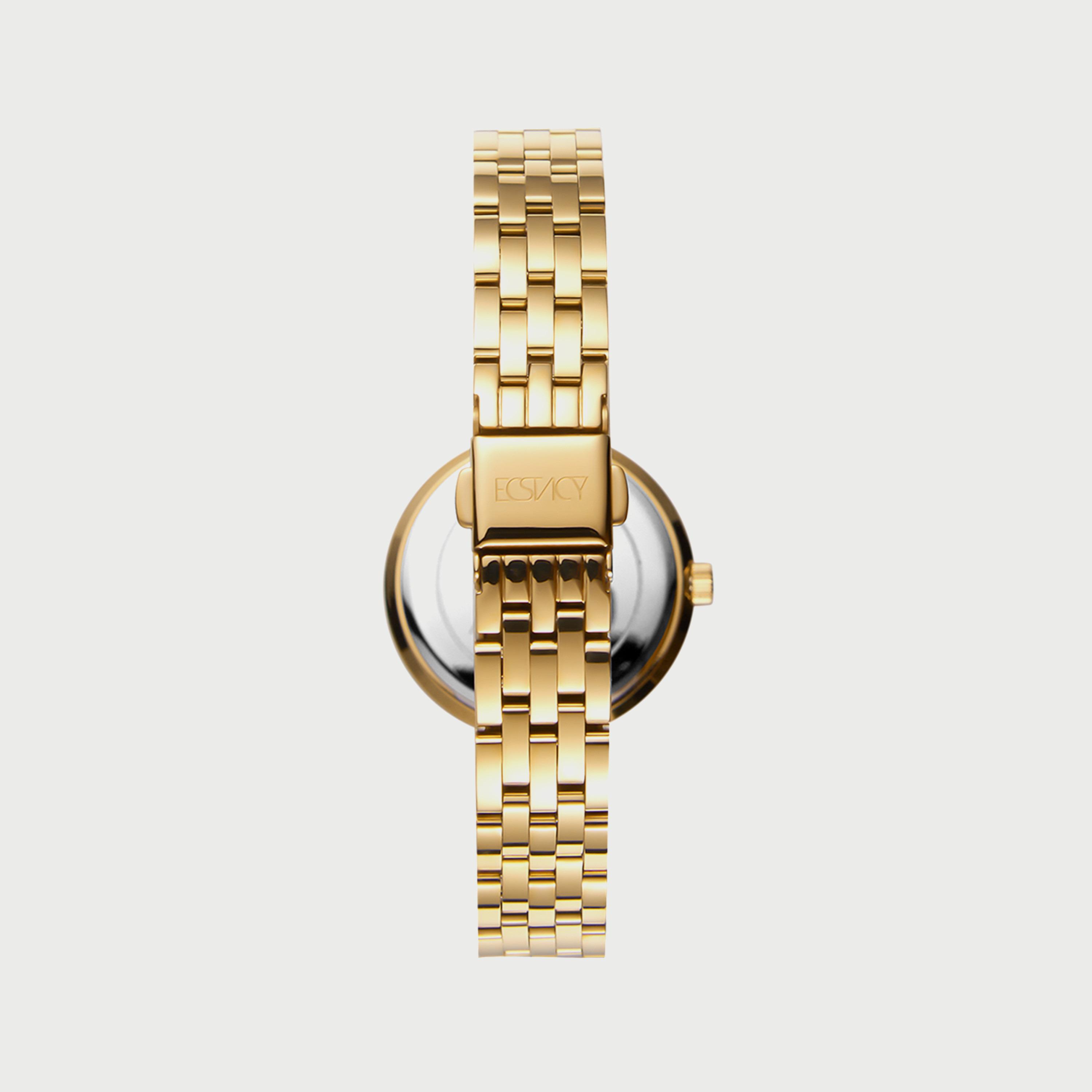 ساعة اكستاسي ذهبية انالوج بسوار ستانلس ستيل E8516-GBGM للنساء-women-watchesandjewellery-watches-image-3
