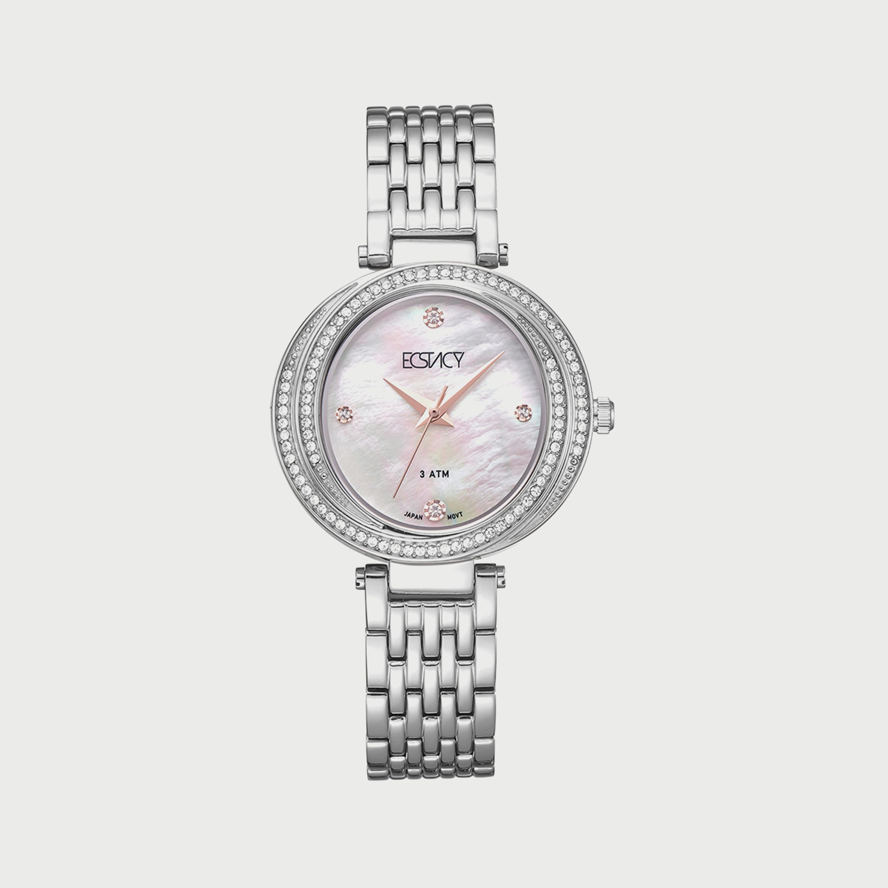 E8513-SBSM ساعة إكستاسي ذو انالوج للنساء بسوار فضي مع ستانلس ستيل -women-watchesandjewellery-watches-image-1