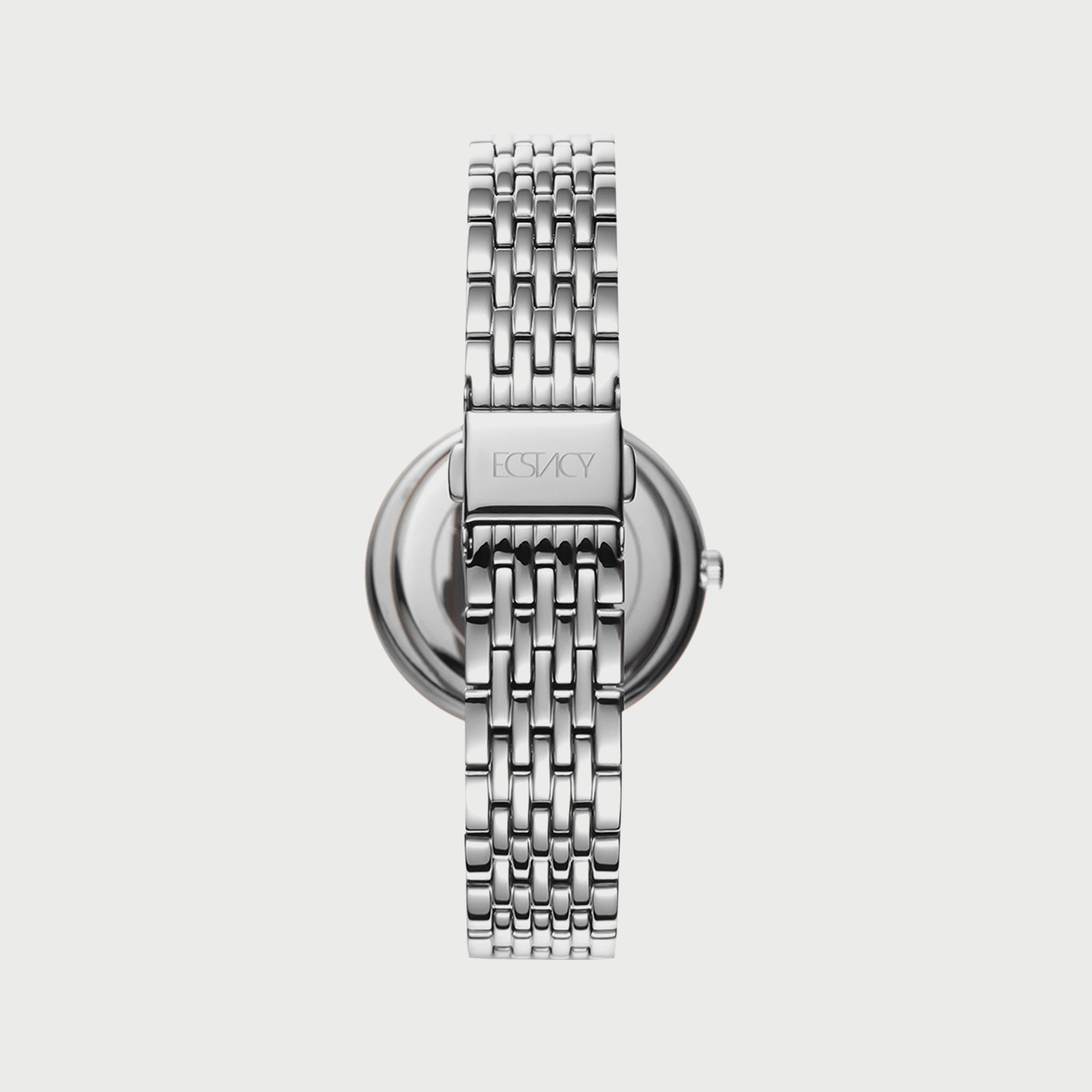  E8513-SBSM ساعة إكستاسي ذو انالوج للنساء بسوار فضي مع ستانلس ستيل -women-watchesandjewellery-watches-image-3
