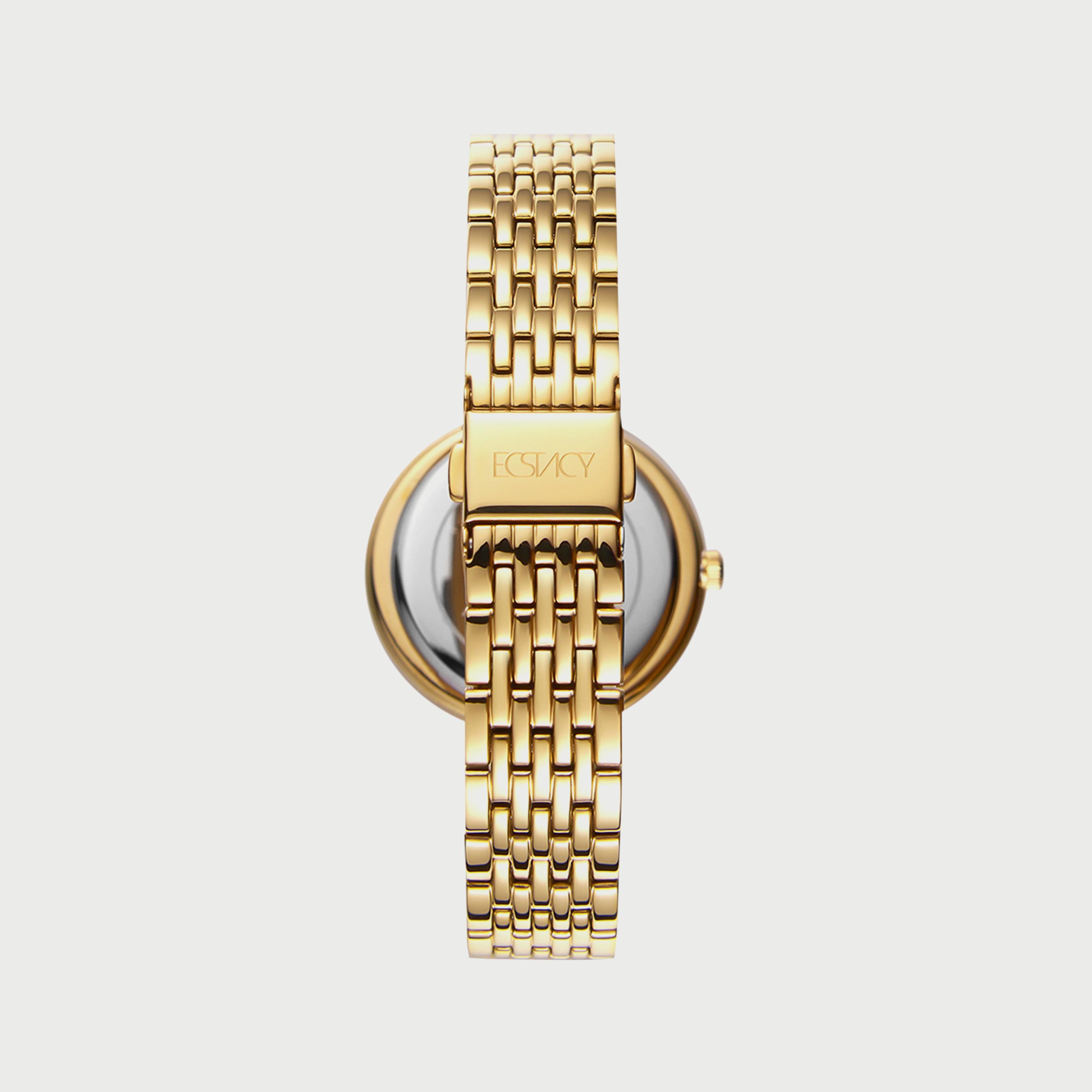 ساعة اكستاسي ذهبية انالوج بسوار ستانلس ستيل E8513-GBGM للنساء-women-watchesandjewellery-watches-image-3