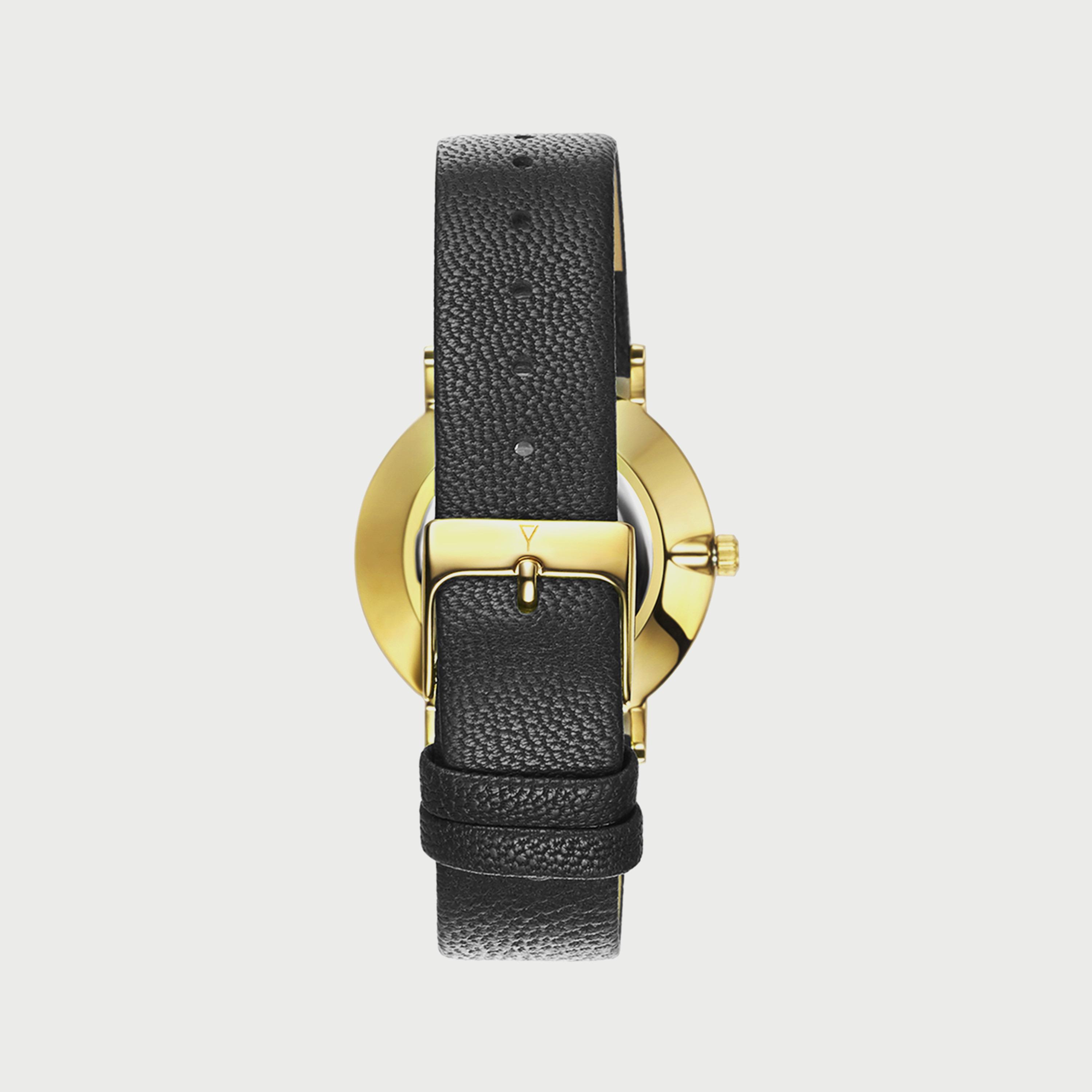 ساعة اكستاسي انالوج بعقارب بسوار جلدي باللون الأسود للنساء E20505-GLBB-women-watchesandjewellery-watches-image-3