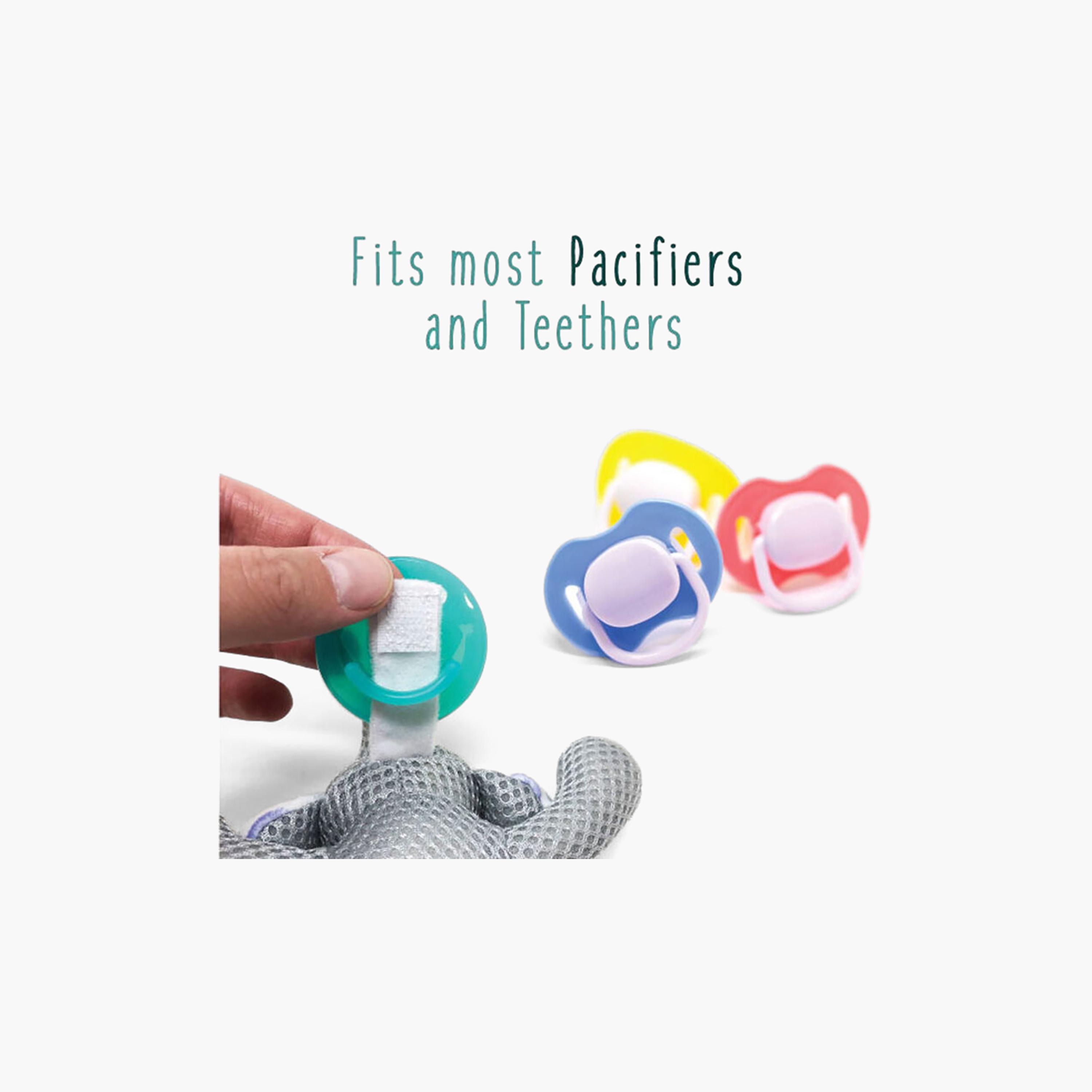 Babyworks Elly Elephant Pacifier Friend with Pacifier-baby-feeding-pacifiers-image-5