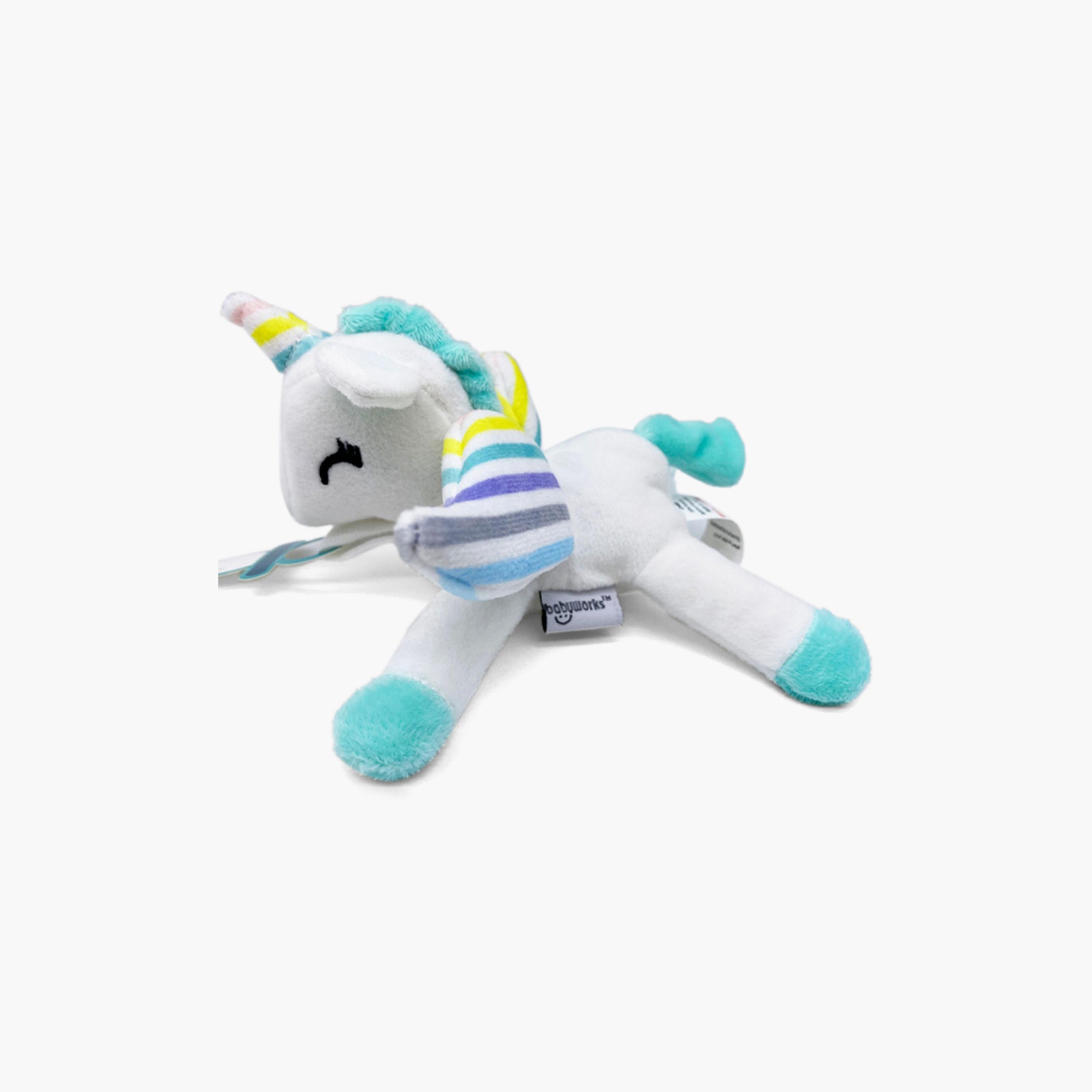 Babyworks Unicorn Soft Toy-baby-feeding-teethers-image-2