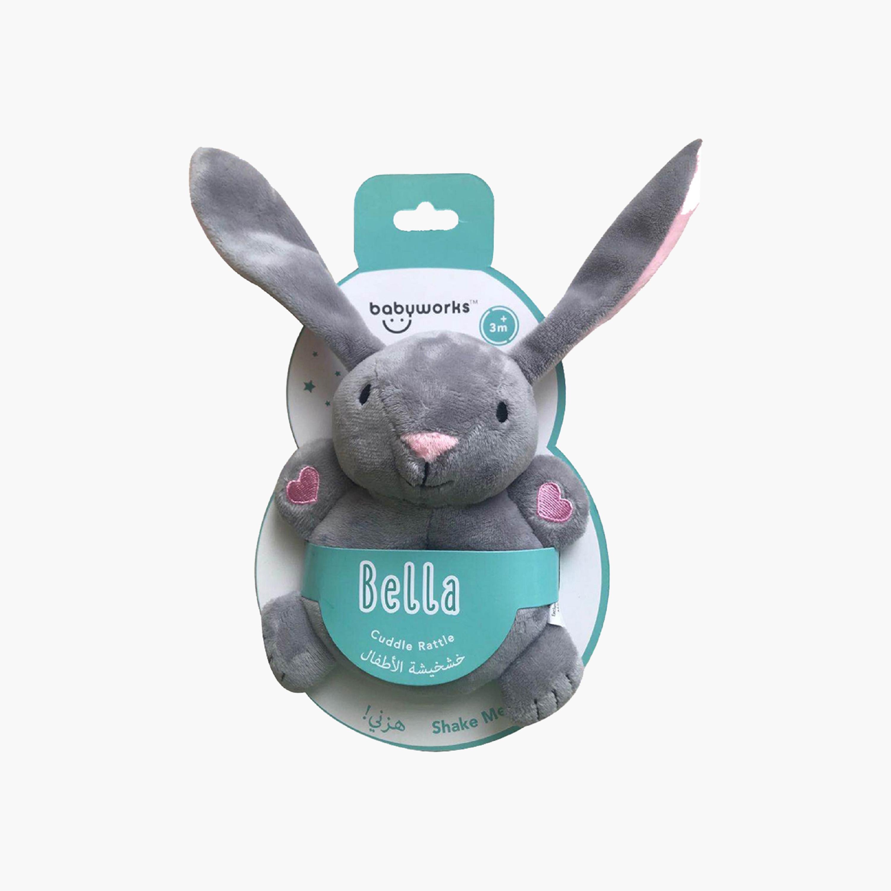 Babyworks Bella Bunny Cuddle Rattle-toys-babyandtoddlertoys-rattlesandteethers-image-2