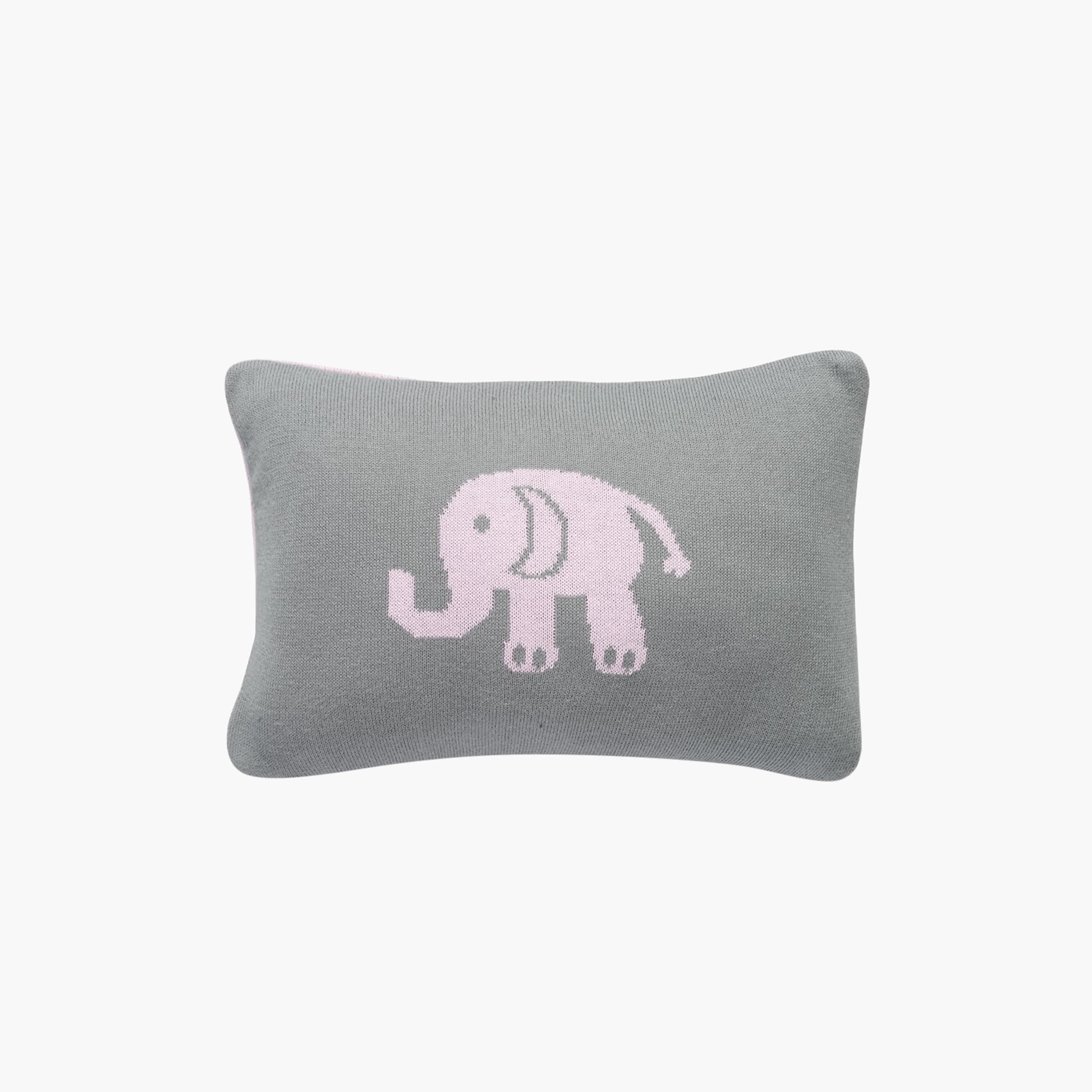 Pluchi Elephant Print Baby Pillow-baby-nursery-babybedding-image-2