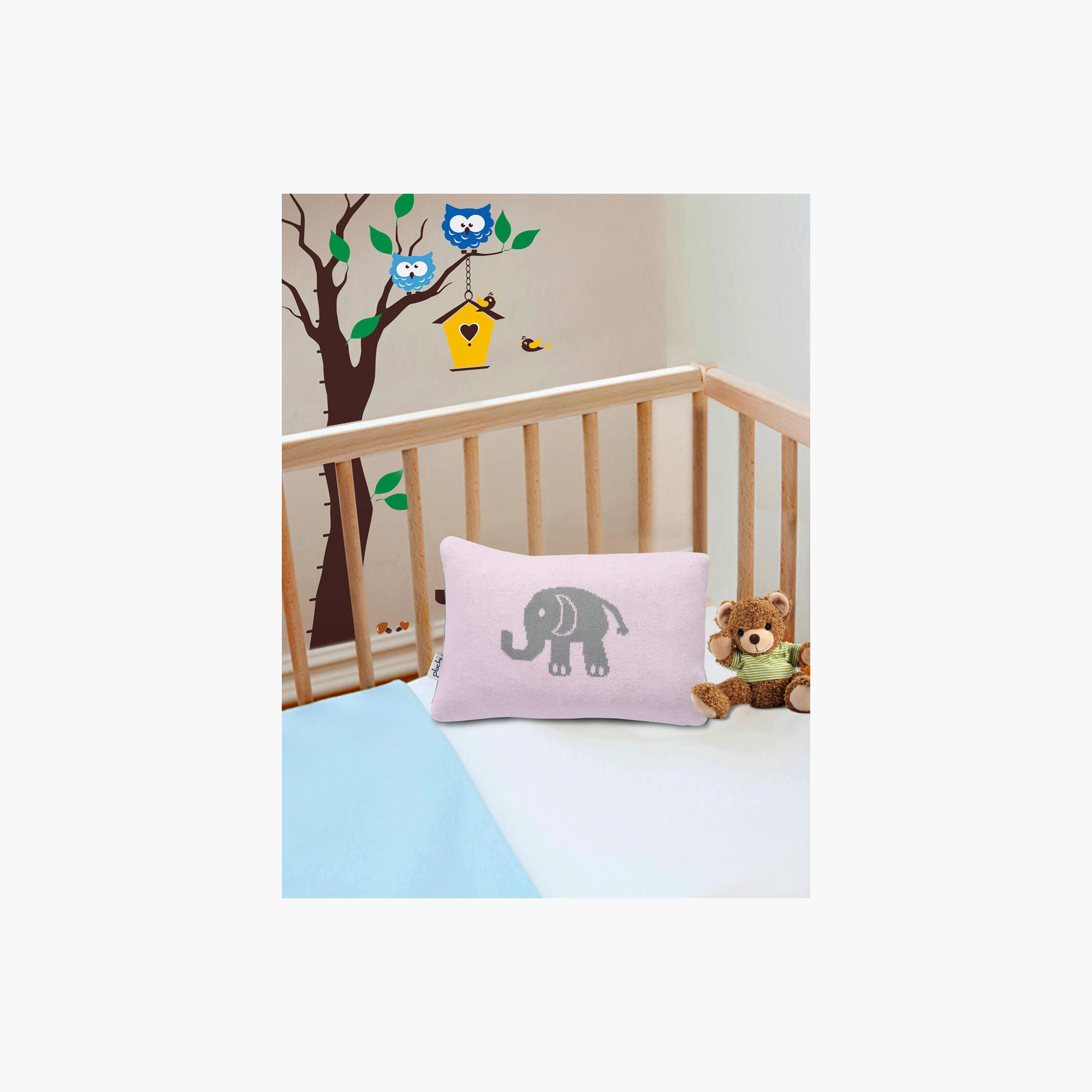 Pluchi Elephant Print Baby Pillow-baby-nursery-babybedding-image-4