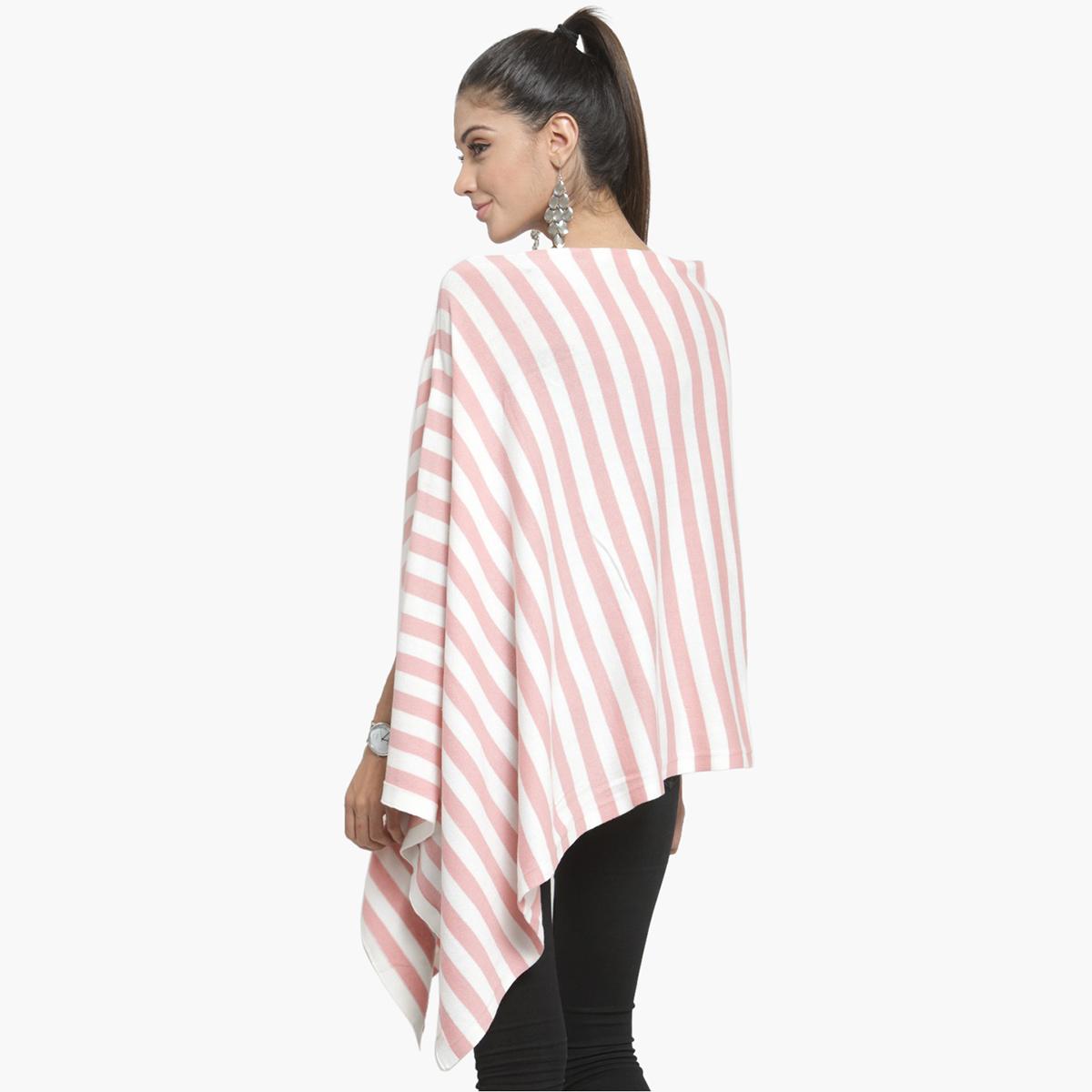 Pluchi Striped Maternity Poncho-women-clothing-maternity-tops-image-4