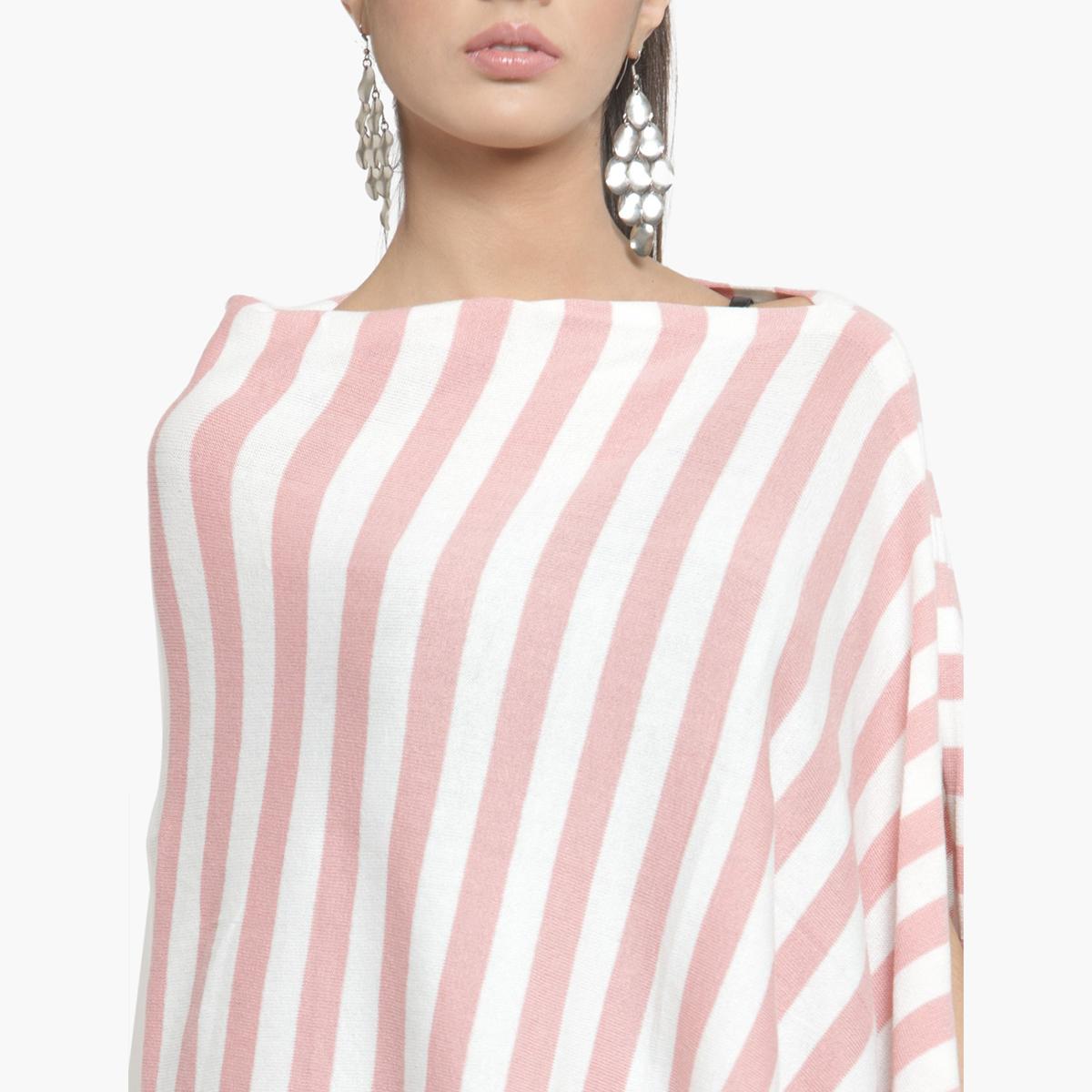Pluchi Striped Maternity Poncho-women-clothing-maternity-tops-image-5