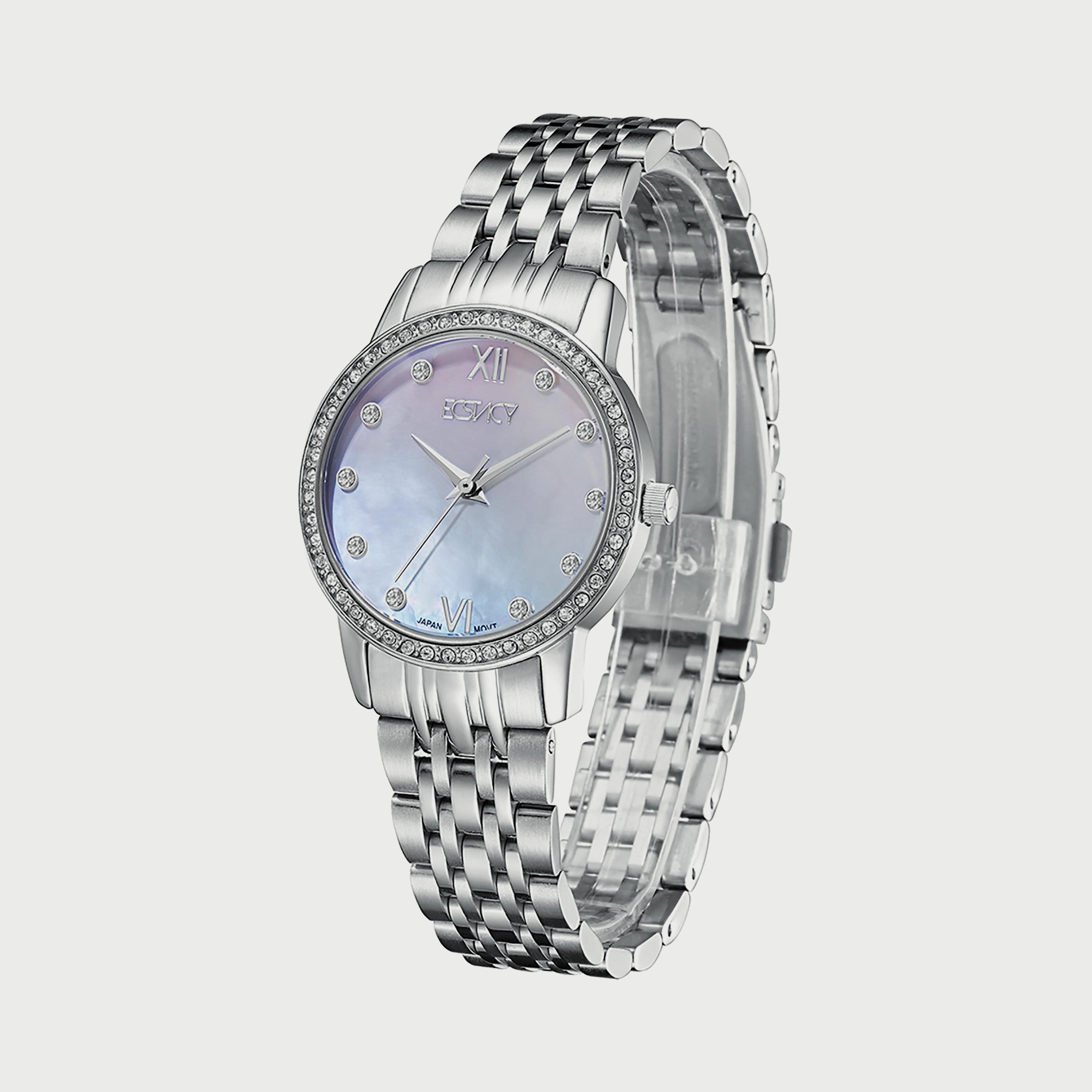 Ecstacy Women's Silver Analog Stainless Steel Strap Watch E9517-SBSM-women-watchesandjewellery-watches-image-2