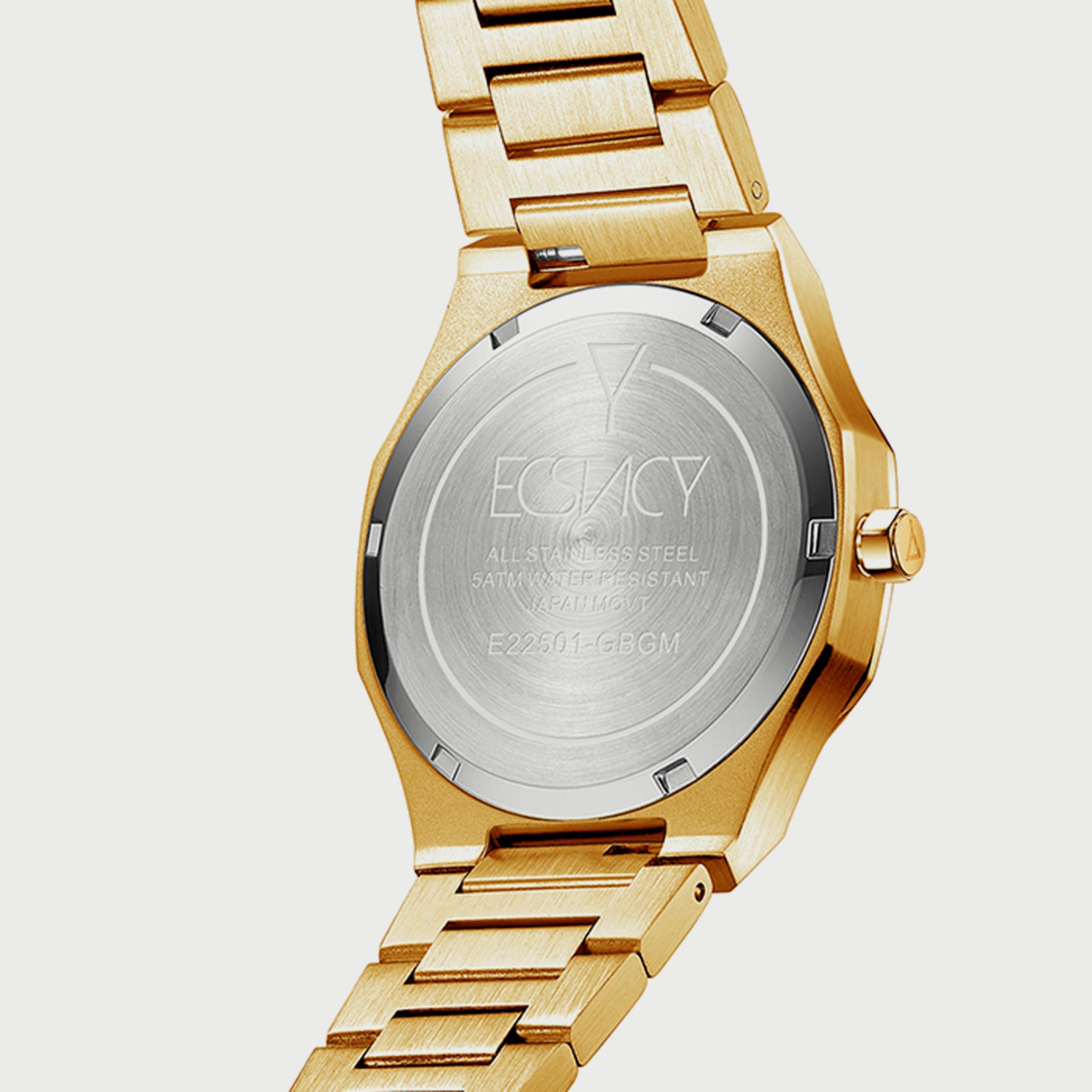  E22501-GBGM ساعة إكستاسي للنساء أنالوج بسوارالستانلس ستيل الذهبي-women-watchesandjewellery-watches-image-3