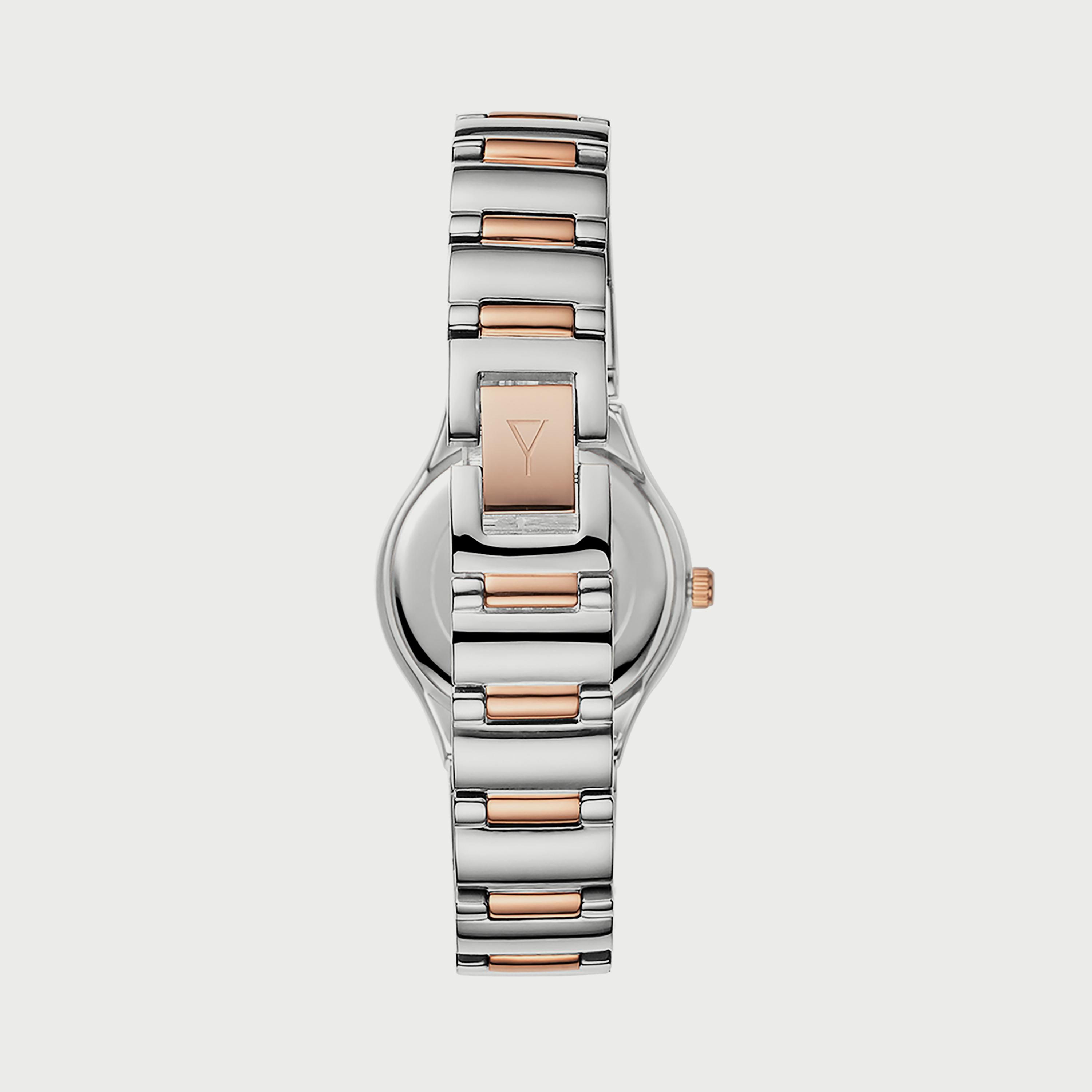  E6512-KBKK ساعة إكستاسي للنساء أنالوج بسوار من الستانلس ستيل الذهبي الوردي والفضي-women-watchesandjewellery-watches-image-3